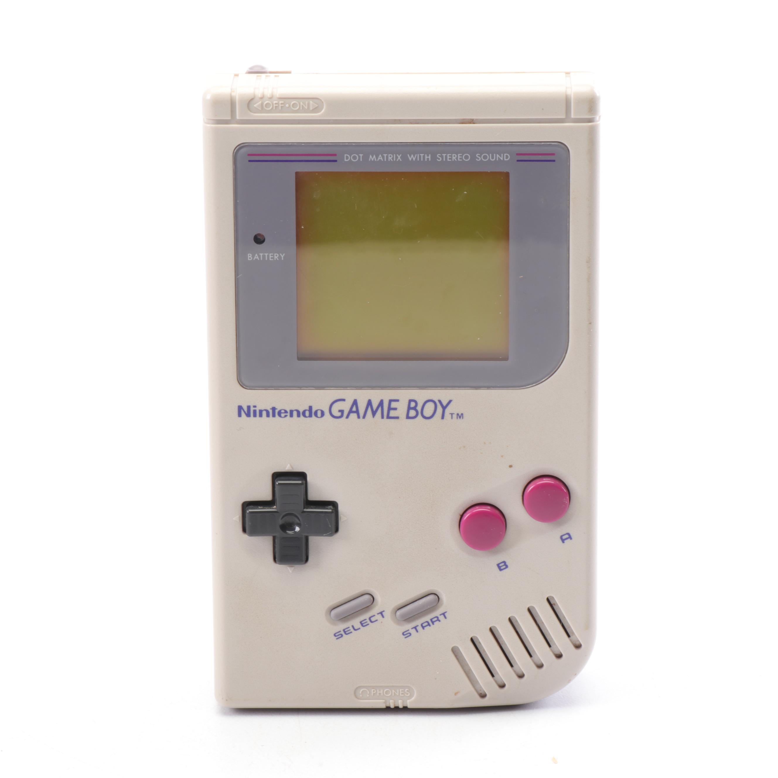 Nintendo Entertainment System with Games and Original Game Boy, 1980s