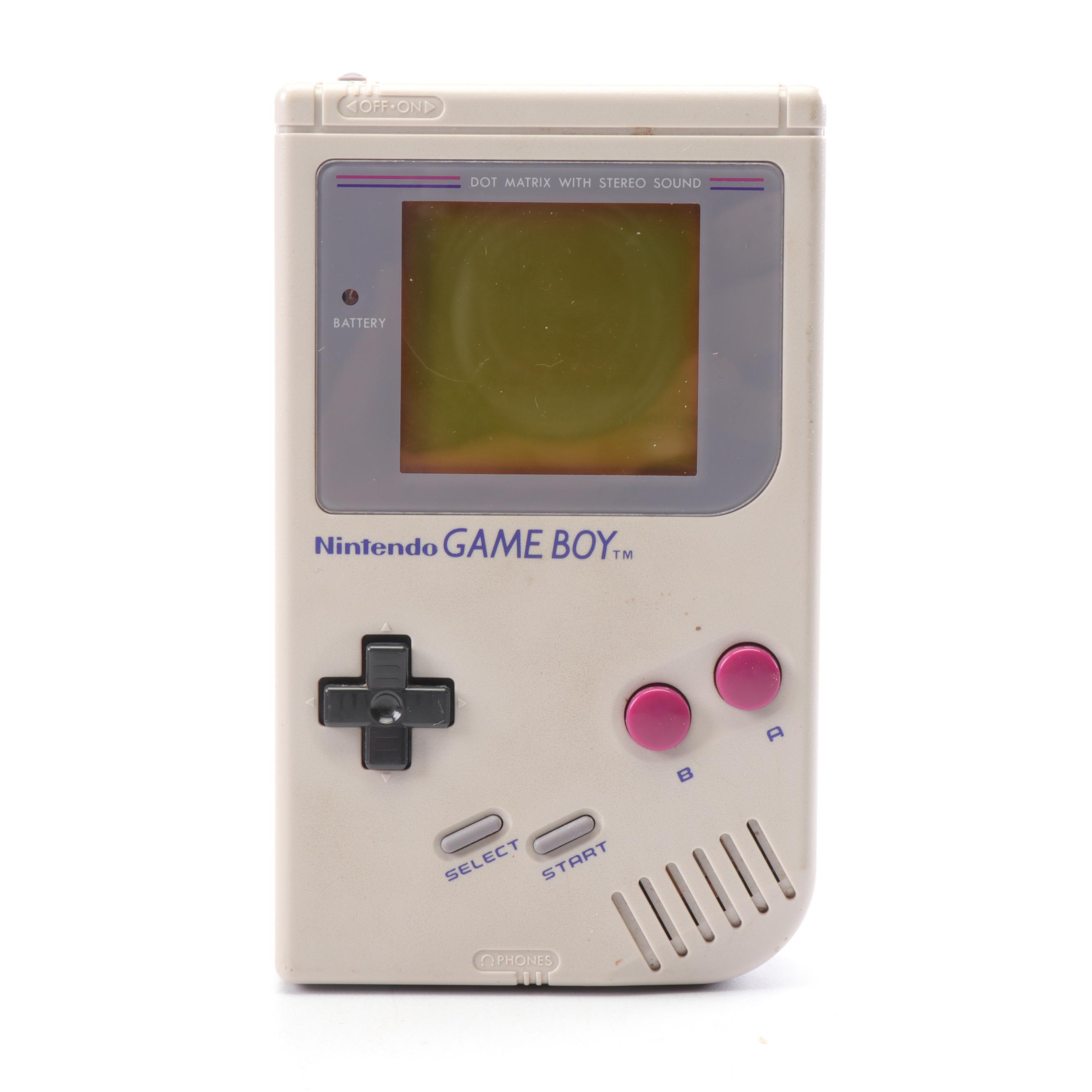 Nintendo Entertainment System with Games and Original Game Boy, 1980s