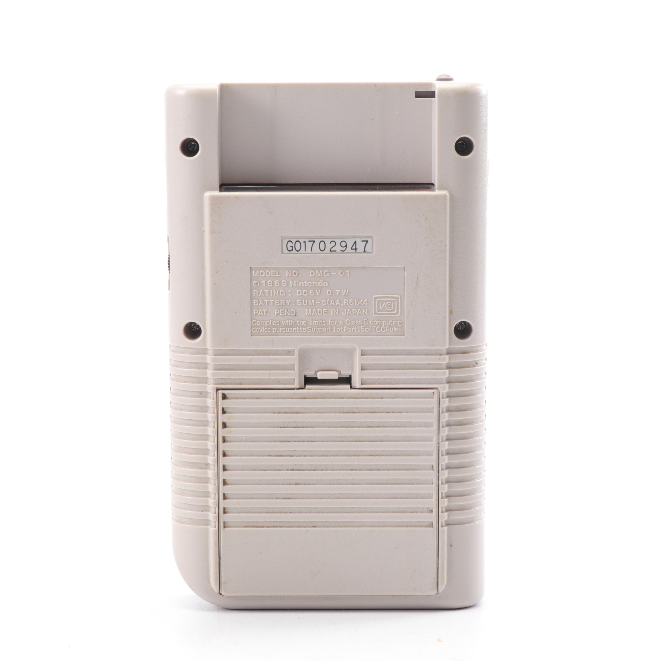 Nintendo Entertainment System with Games and Original Game Boy, 1980s