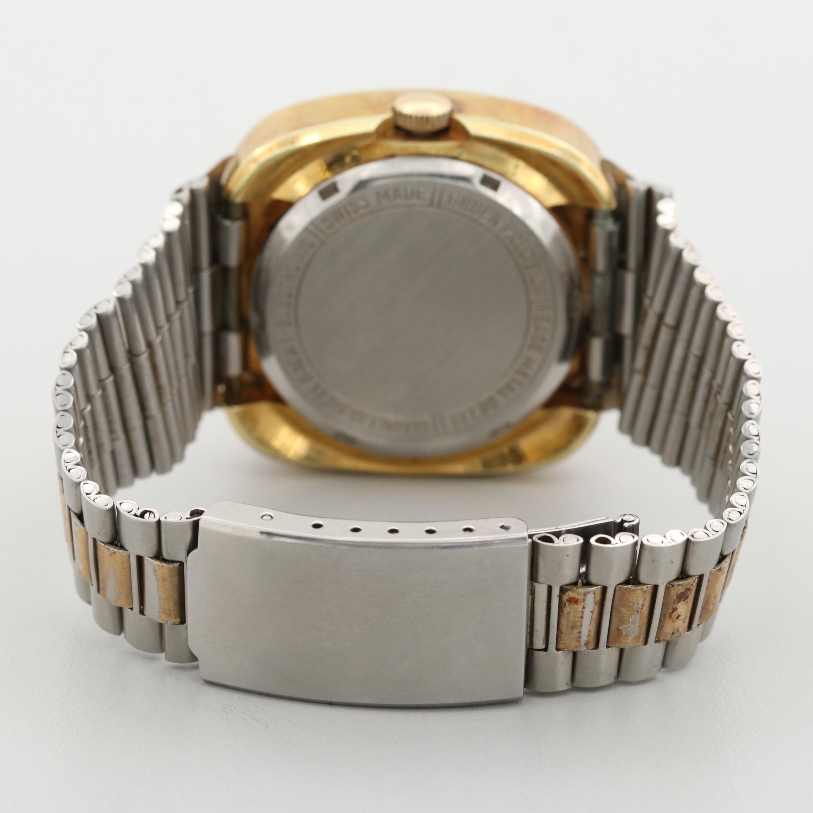 Gruen Electronic Watch Watch With Date Window