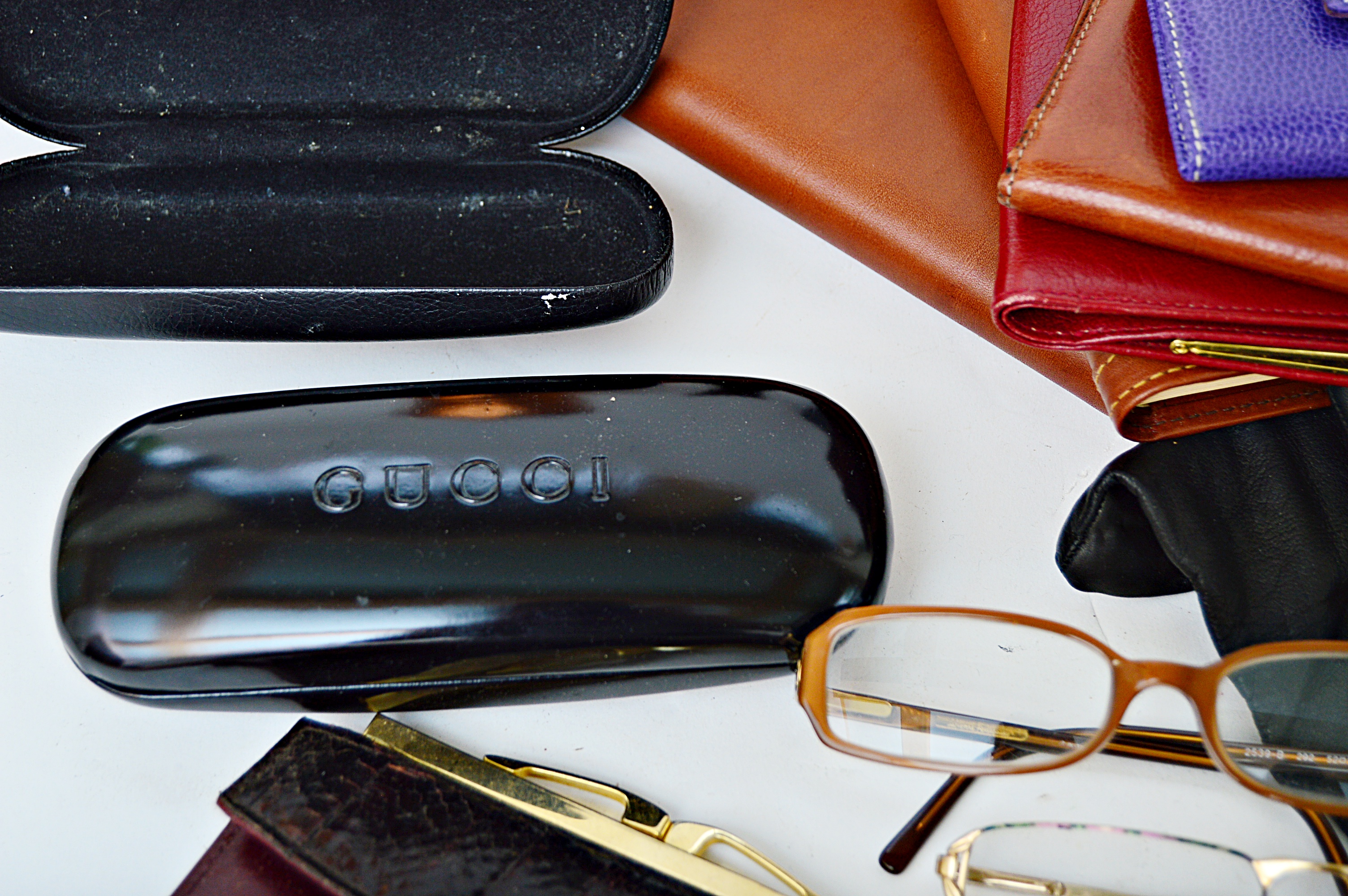 Fendi, Gucci, Bulova, Coach and More Accessories with Cases, Jewelry Bags, etc.