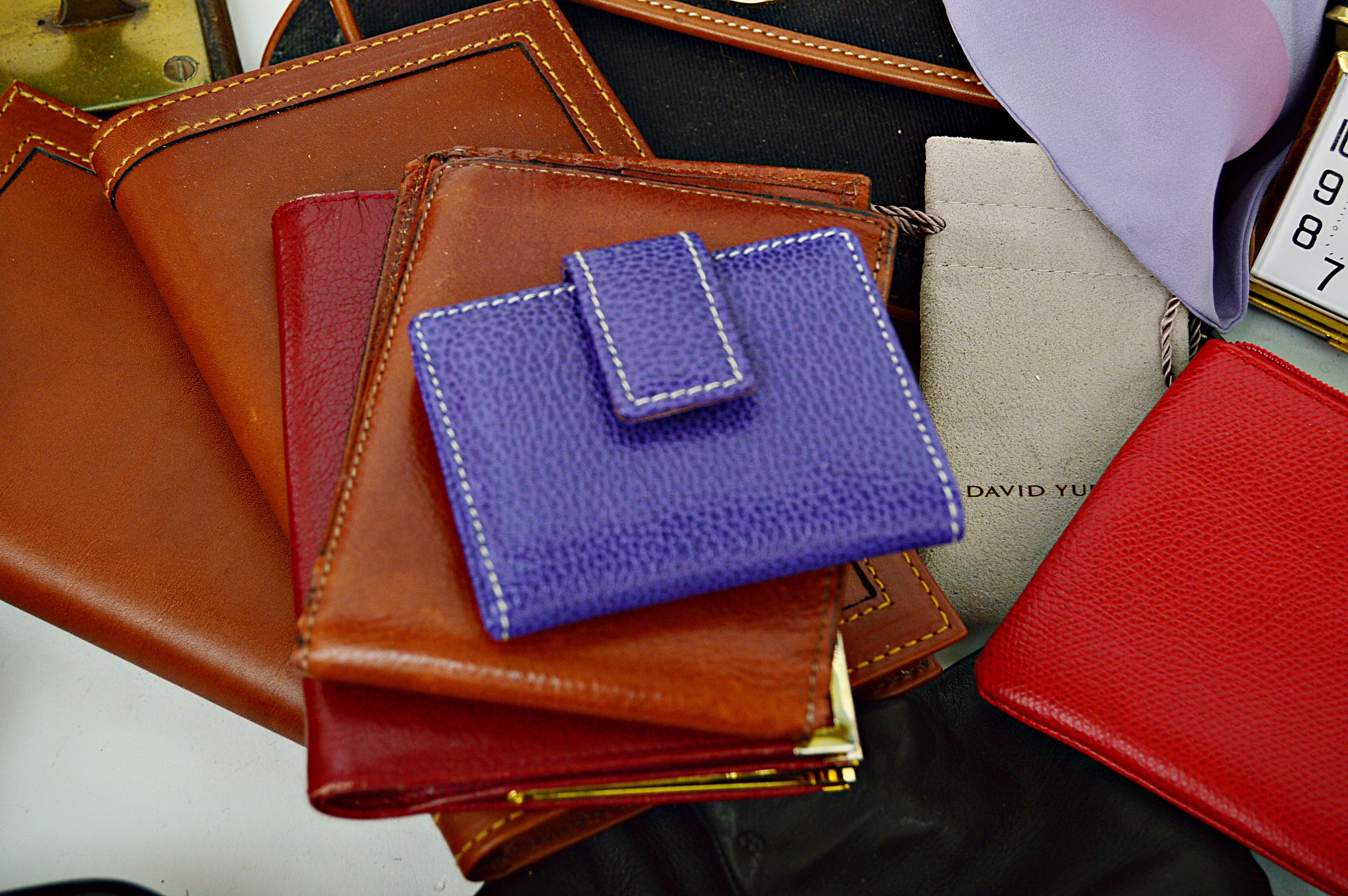 Fendi, Gucci, Bulova, Coach and More Accessories with Cases, Jewelry Bags, etc.