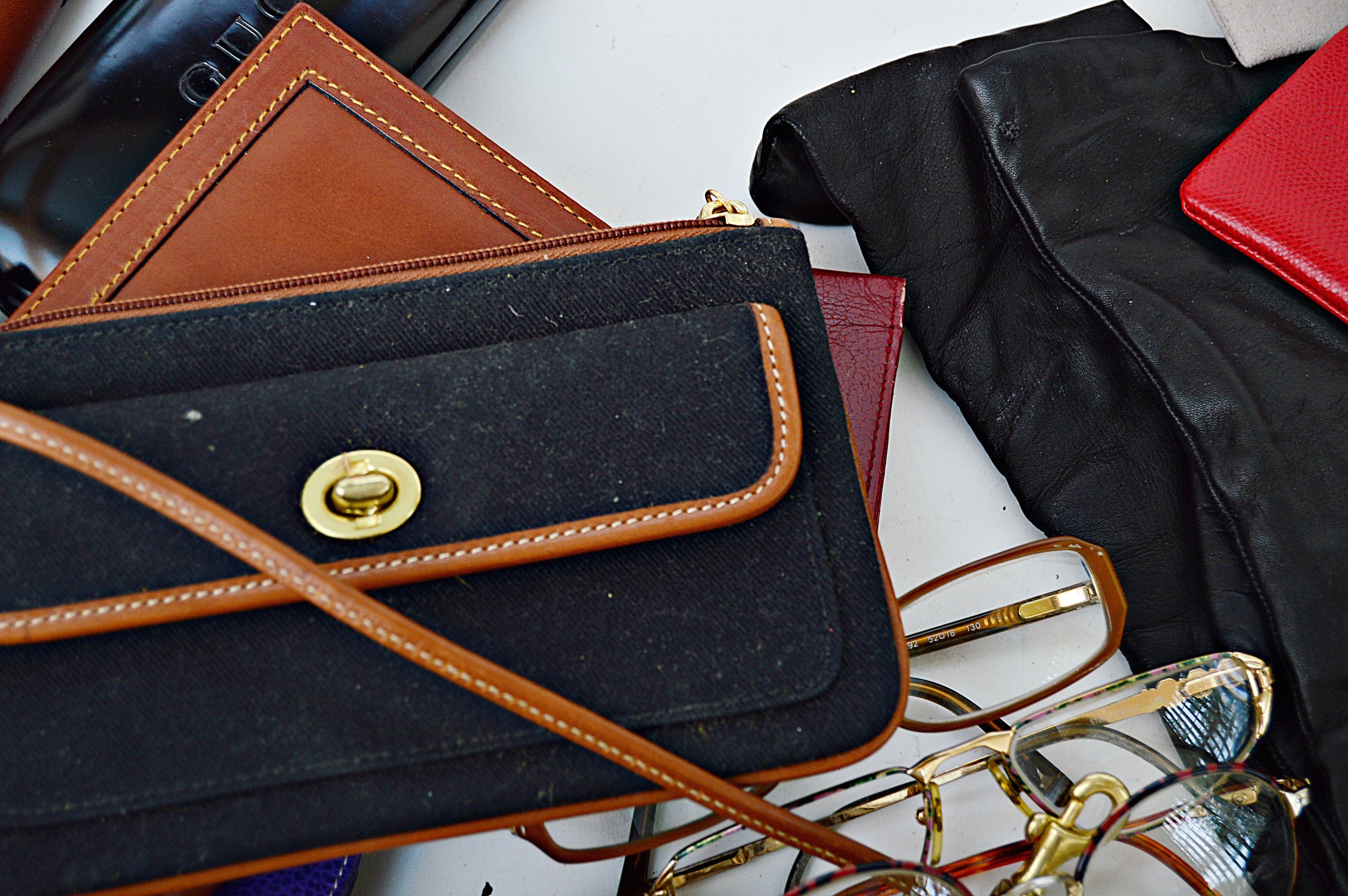 Fendi, Gucci, Bulova, Coach and More Accessories with Cases, Jewelry Bags, etc.