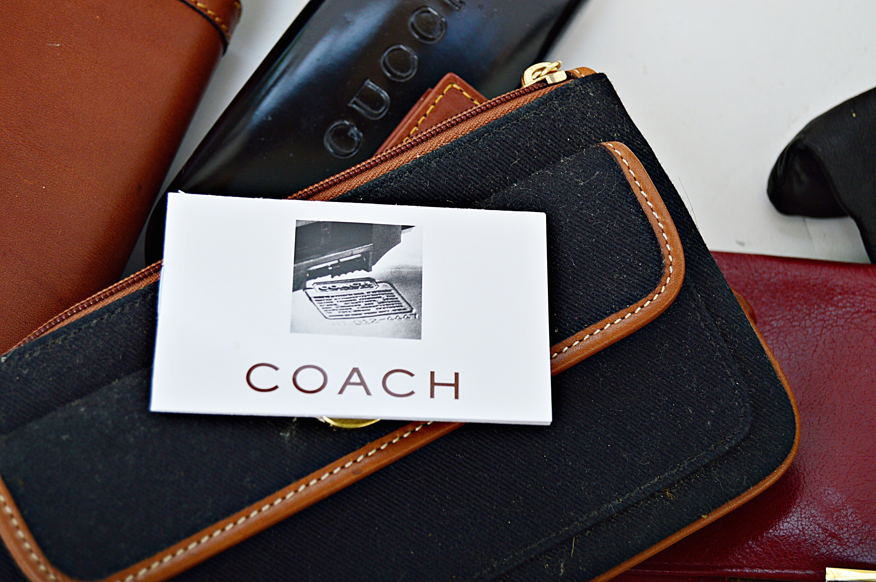 Fendi, Gucci, Bulova, Coach and More Accessories with Cases, Jewelry Bags, etc.