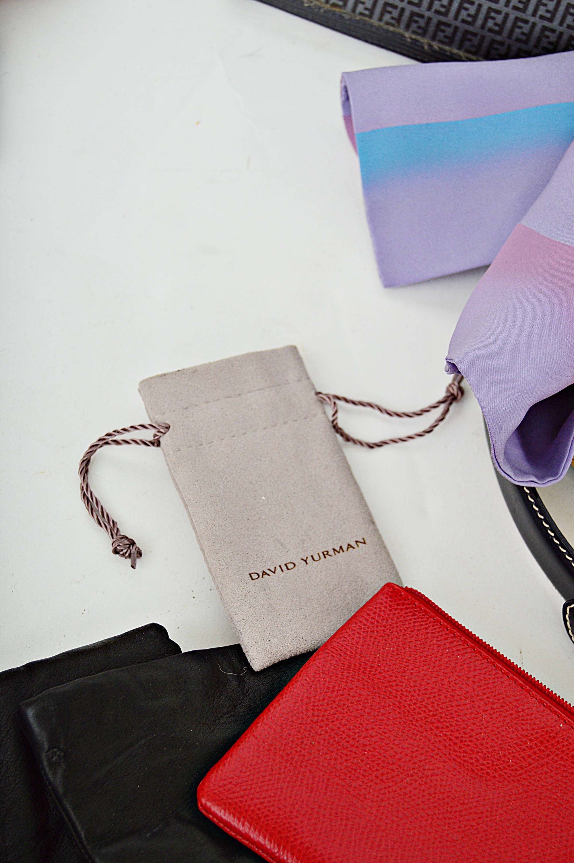 Fendi, Gucci, Bulova, Coach and More Accessories with Cases, Jewelry Bags, etc.