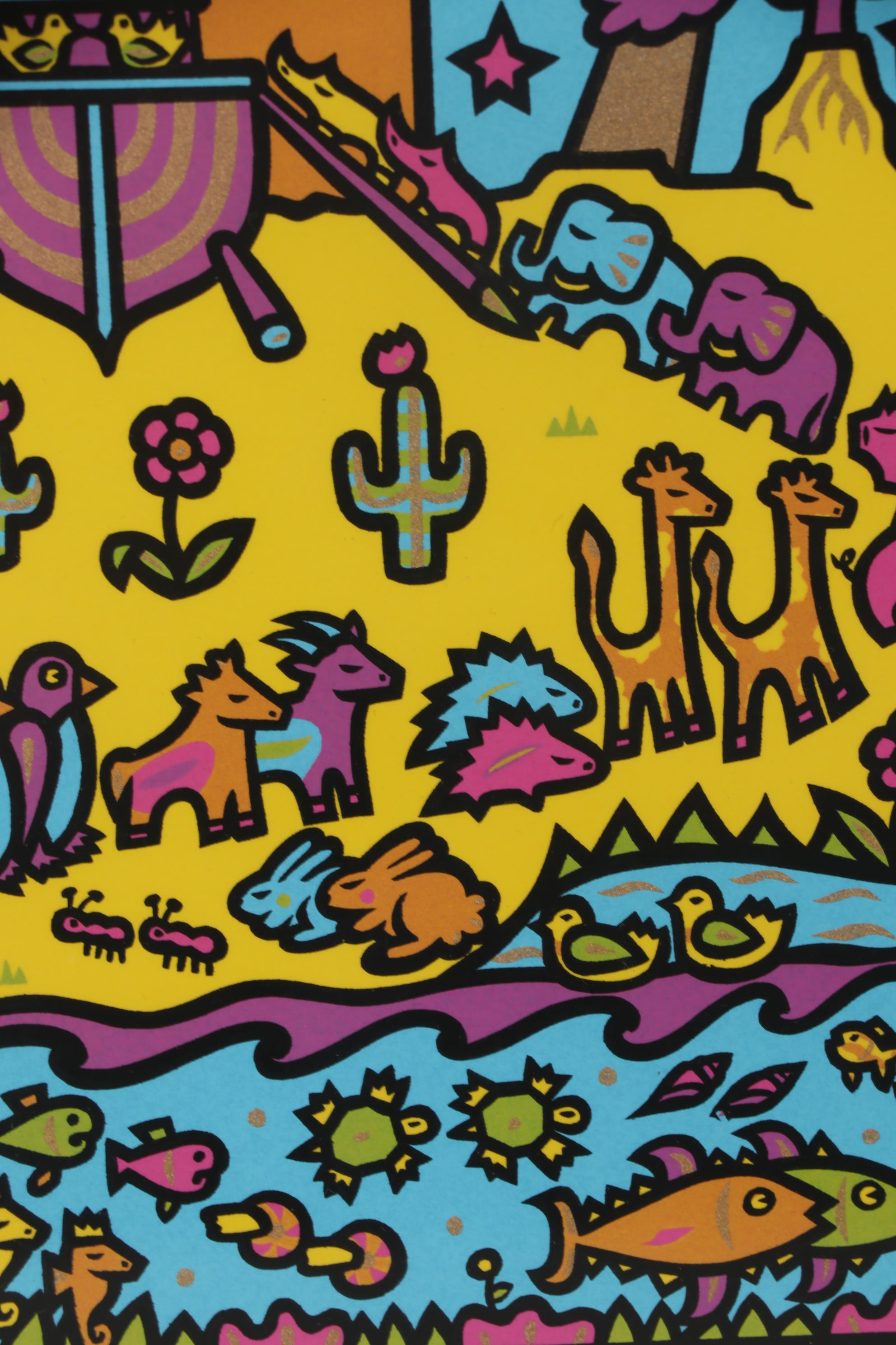 Holly Sue Buningh Serigraphs "Noah's Ark", "Noah's Journey" and "Noah's Arrival"