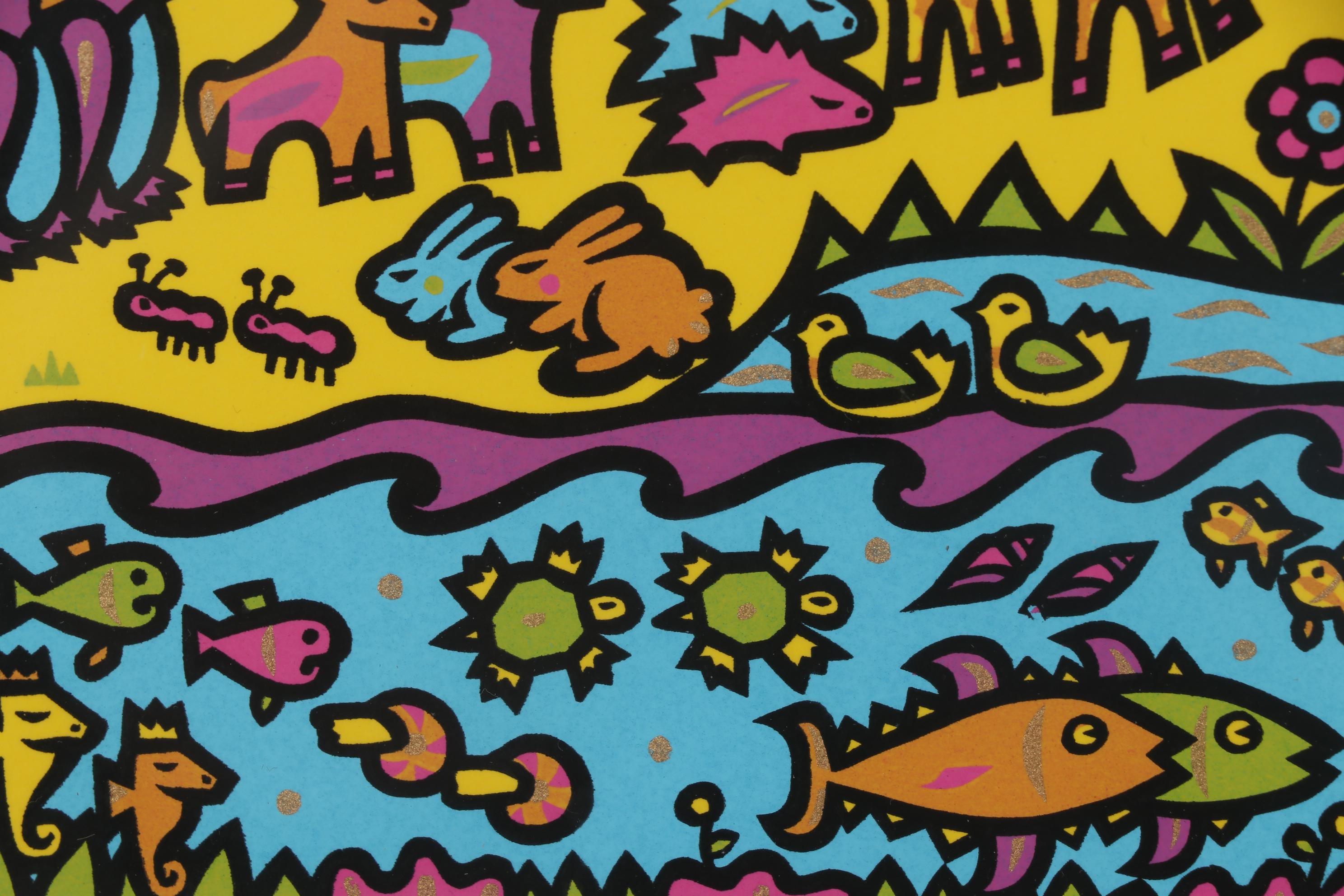 Holly Sue Buningh Serigraphs "Noah's Ark", "Noah's Journey" and "Noah's Arrival"