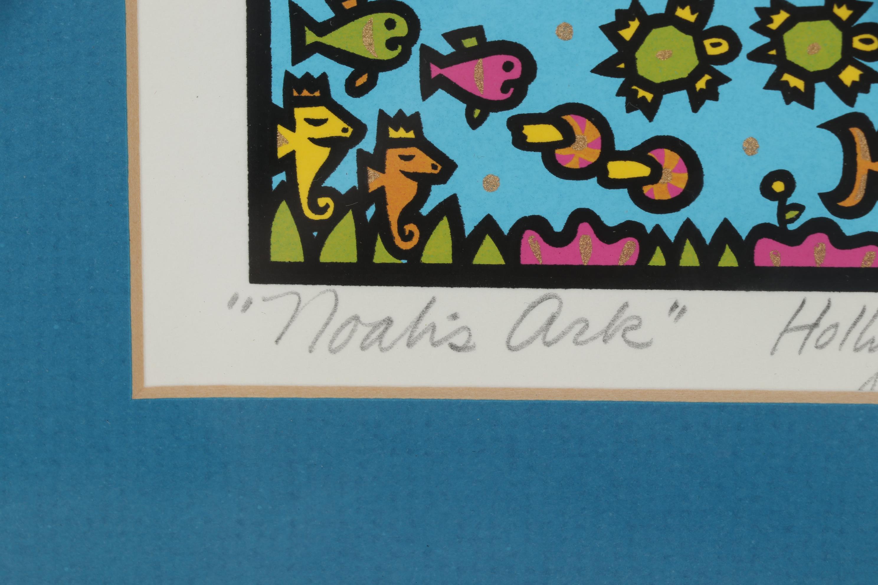 Holly Sue Buningh Serigraphs "Noah's Ark", "Noah's Journey" and "Noah's Arrival"