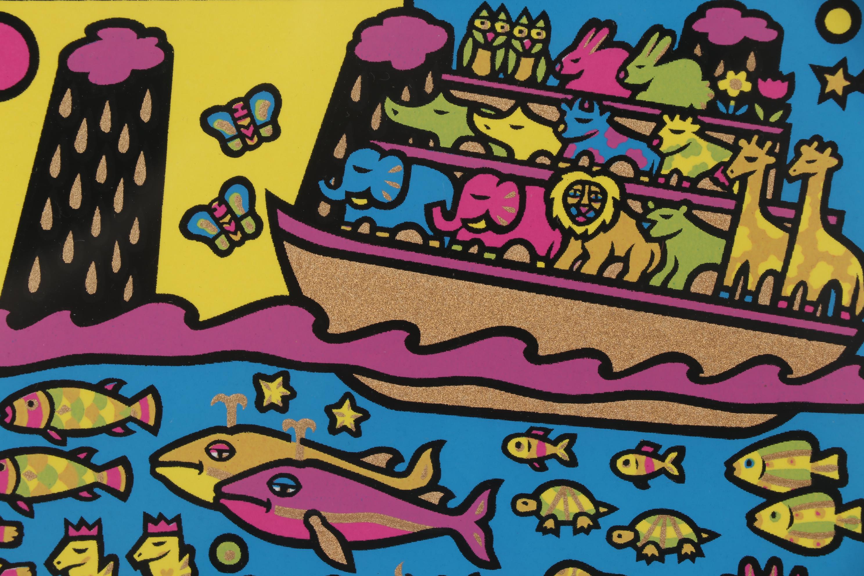 Holly Sue Buningh Serigraphs "Noah's Ark", "Noah's Journey" and "Noah's Arrival"