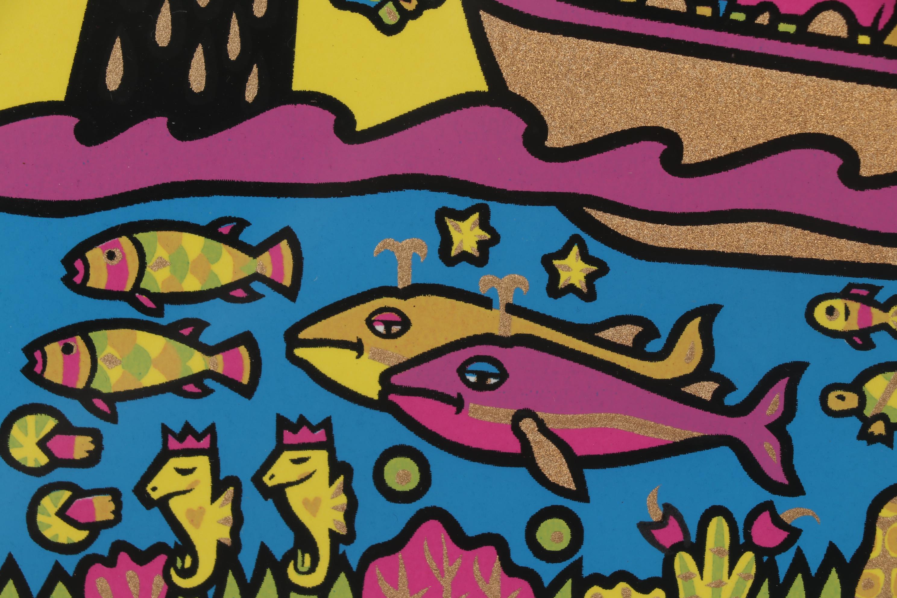 Holly Sue Buningh Serigraphs "Noah's Ark", "Noah's Journey" and "Noah's Arrival"