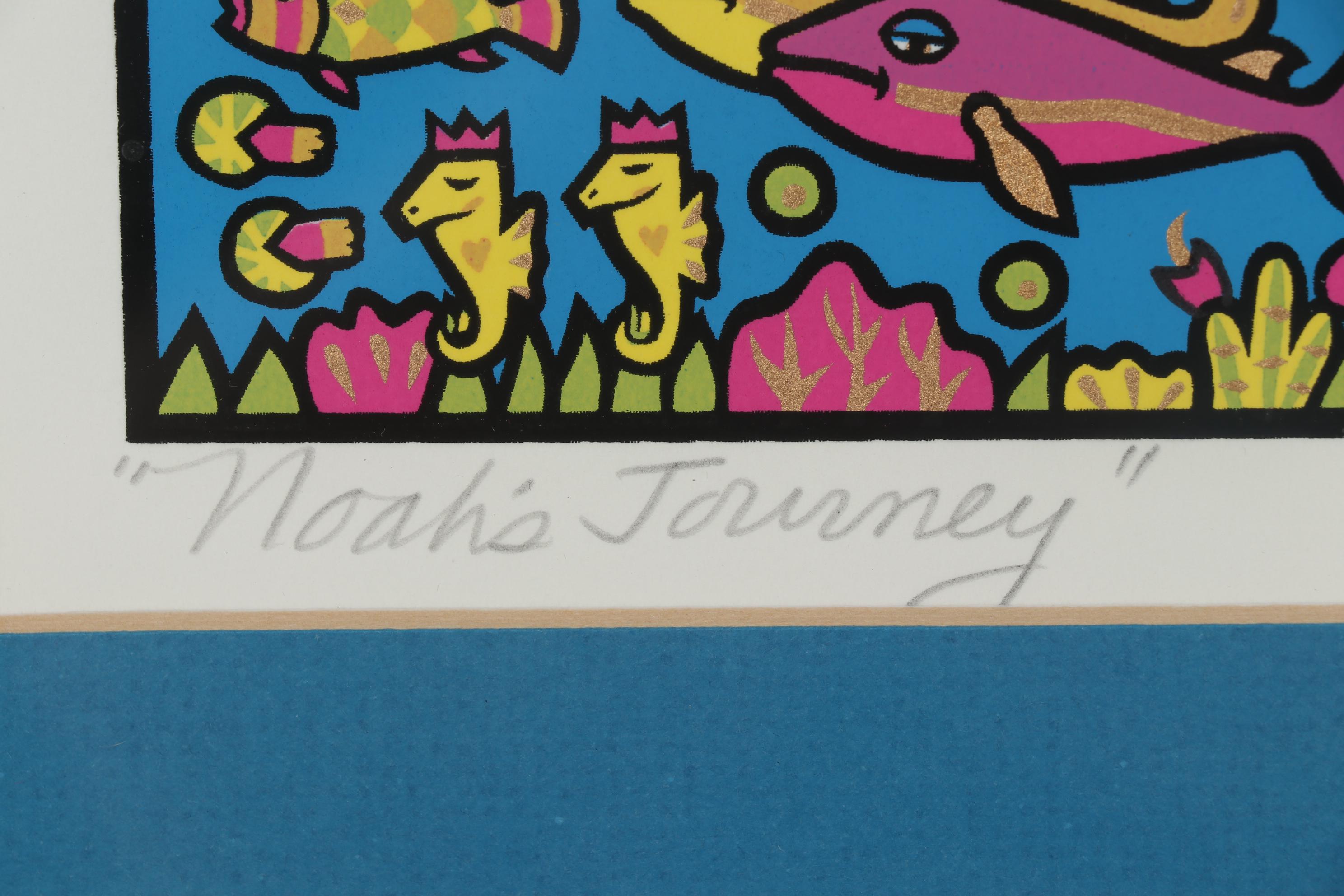 Holly Sue Buningh Serigraphs "Noah's Ark", "Noah's Journey" and "Noah's Arrival"