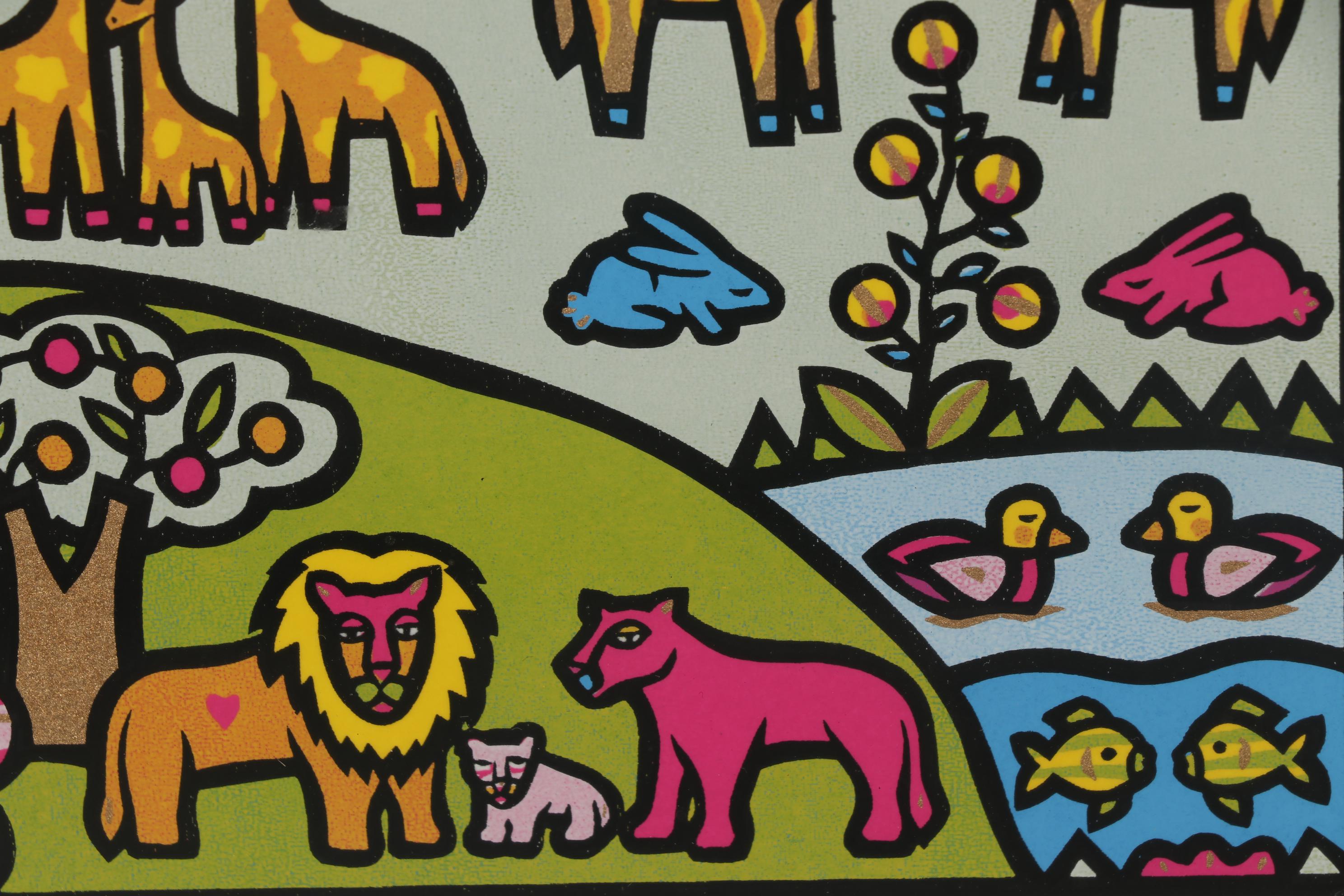 Holly Sue Buningh Serigraphs "Noah's Ark", "Noah's Journey" and "Noah's Arrival"