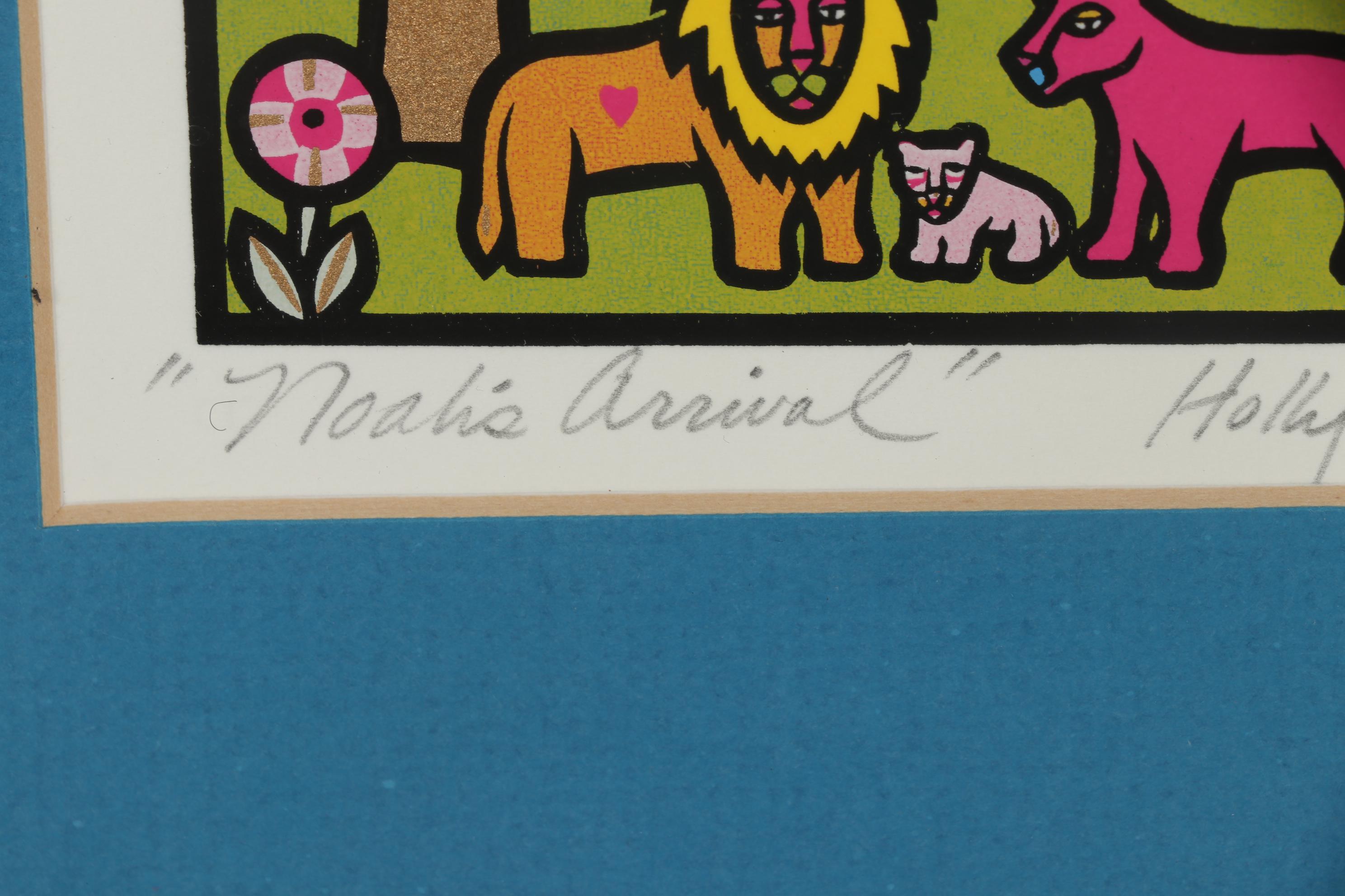 Holly Sue Buningh Serigraphs "Noah's Ark", "Noah's Journey" and "Noah's Arrival"