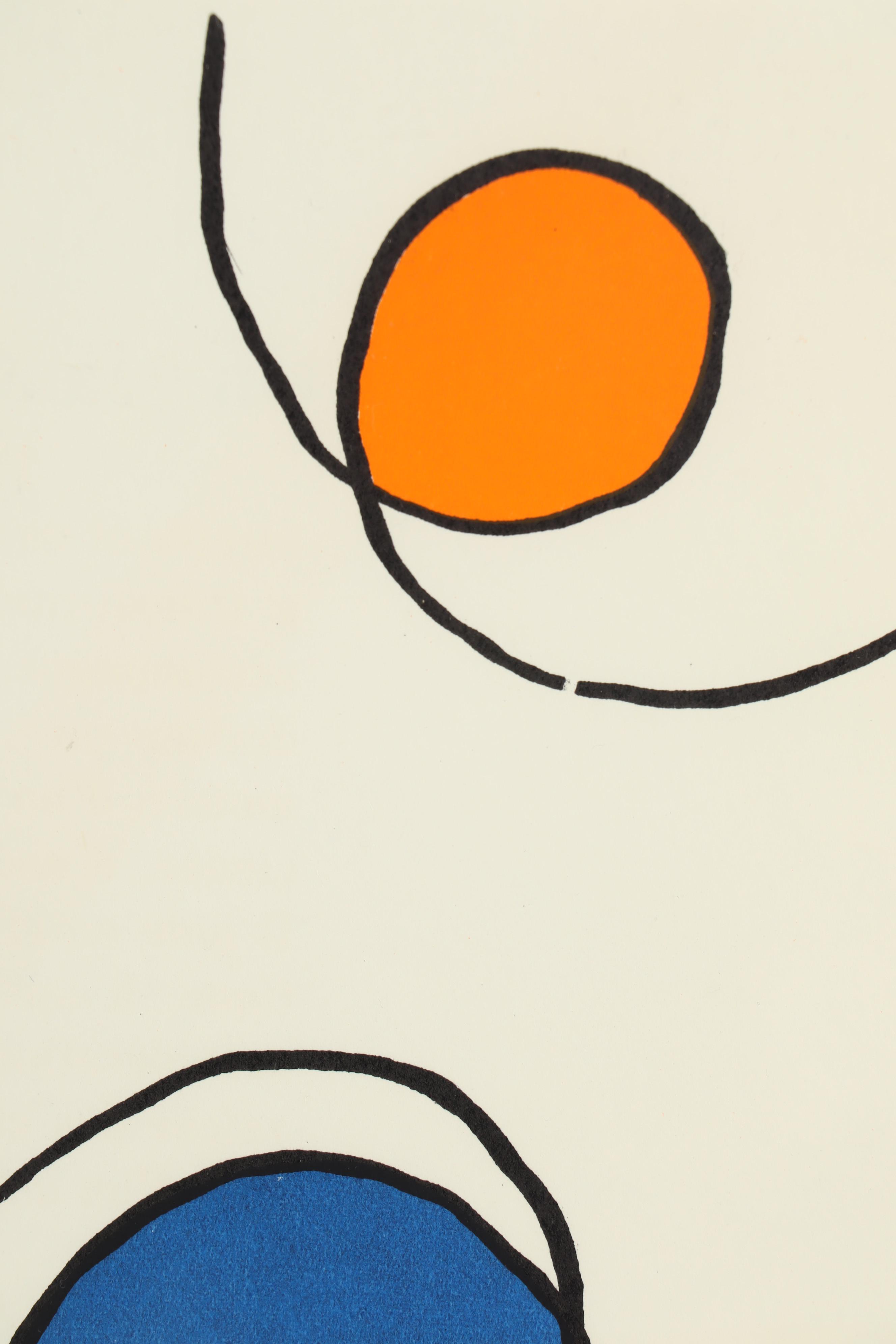 Alexander Calder Color Lithograph for "Derriere le Miroir"