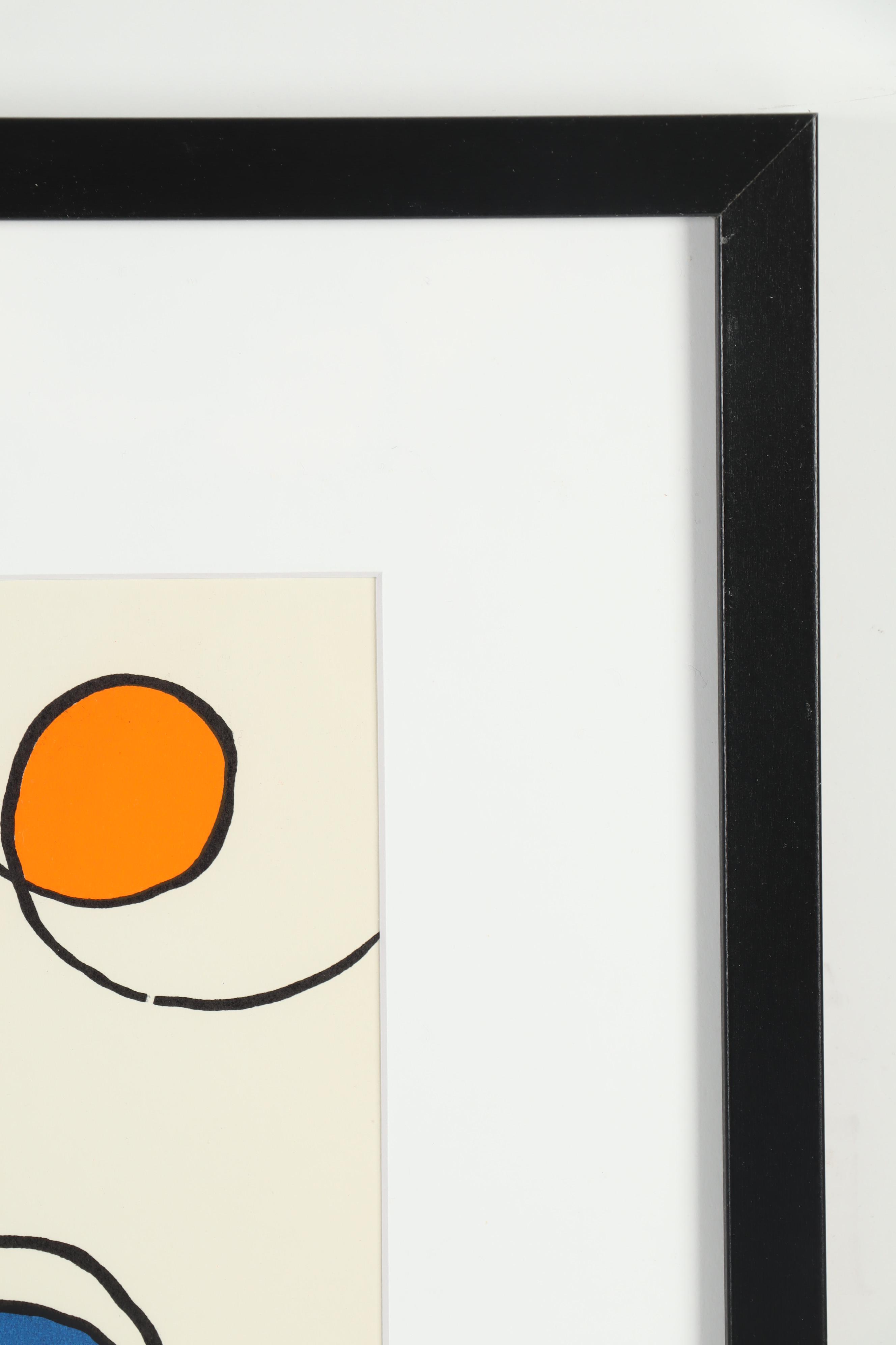 Alexander Calder Color Lithograph for "Derriere le Miroir"