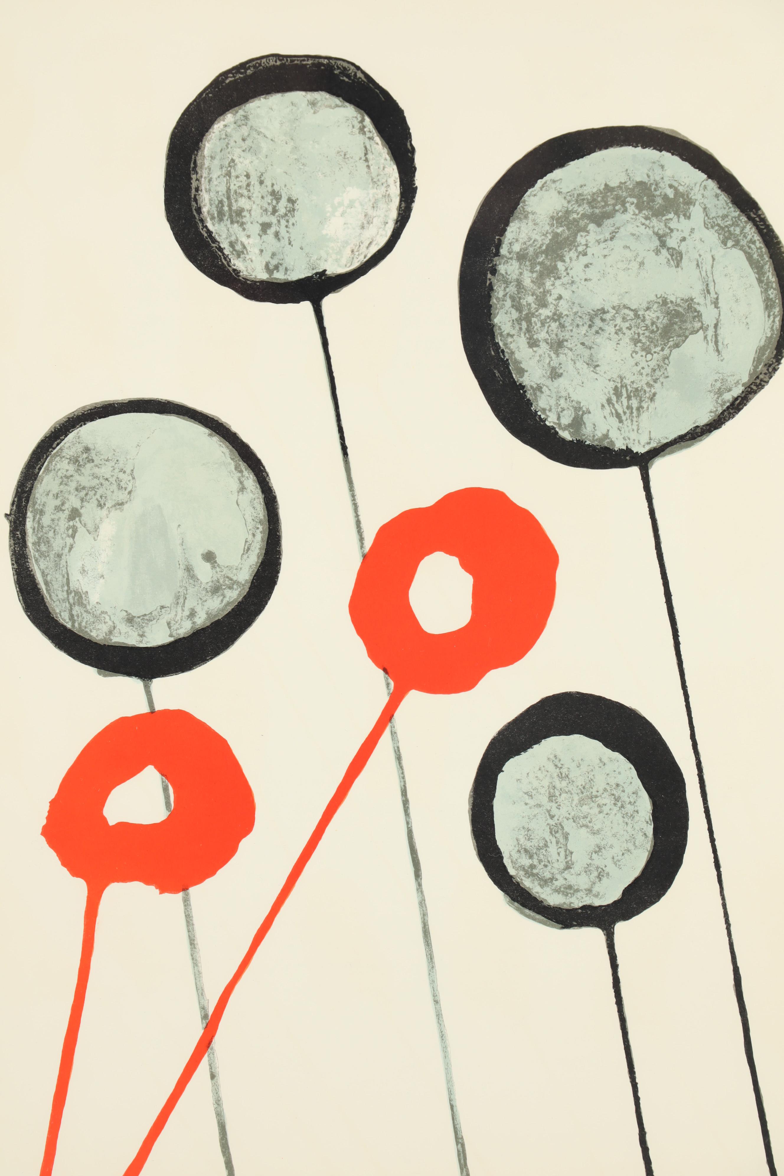 Alexander Calder Color Lithograph for "Derriere le Miroir"