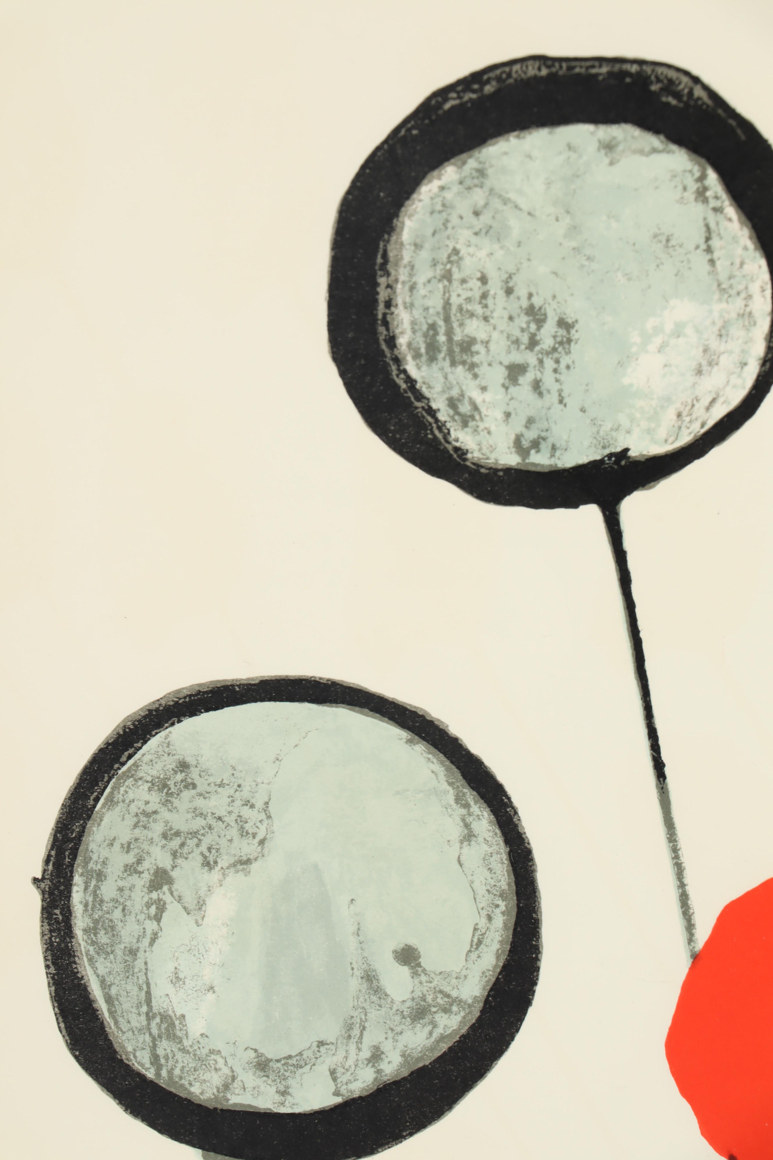 Alexander Calder Color Lithograph for "Derriere le Miroir"