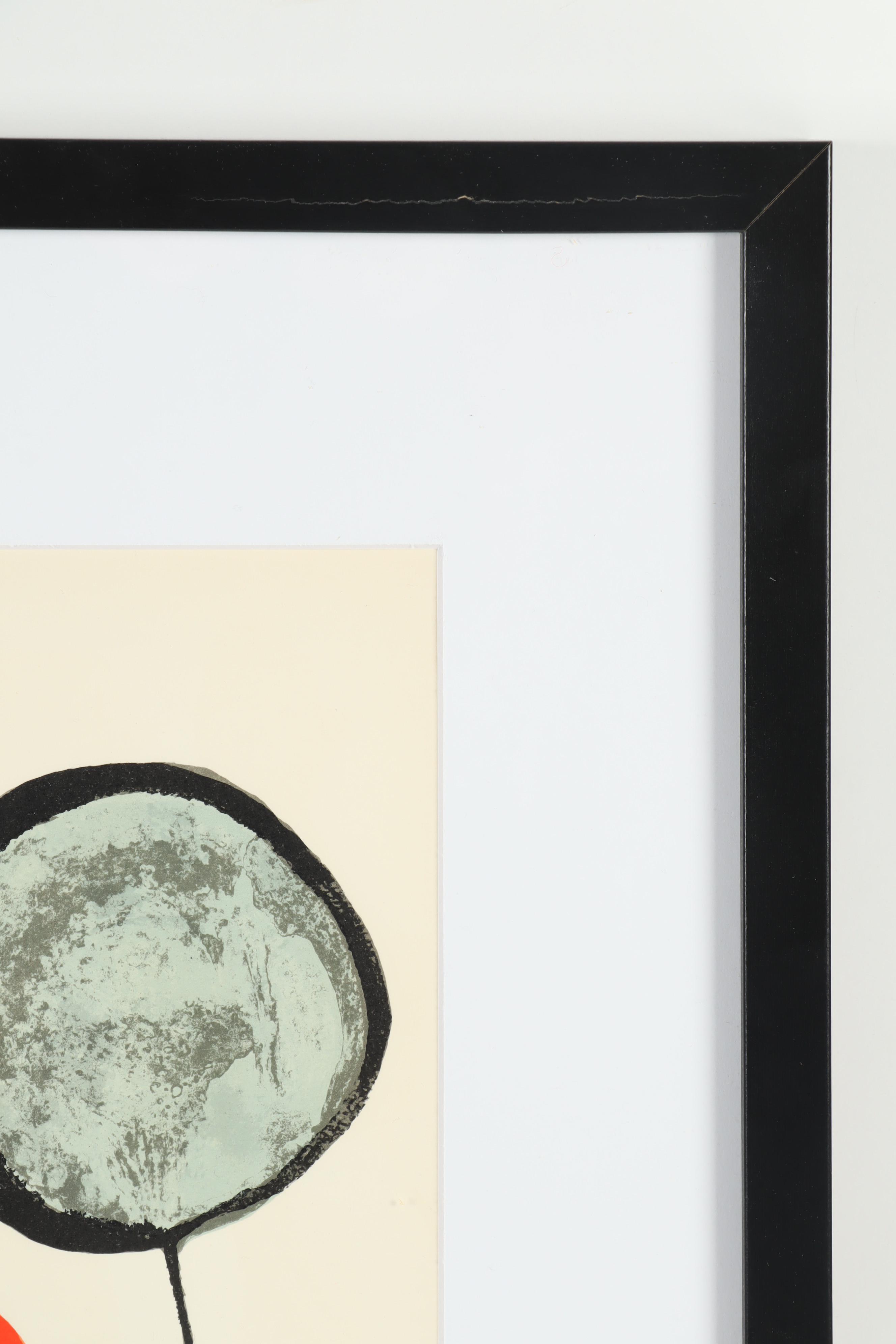 Alexander Calder Color Lithograph for "Derriere le Miroir"