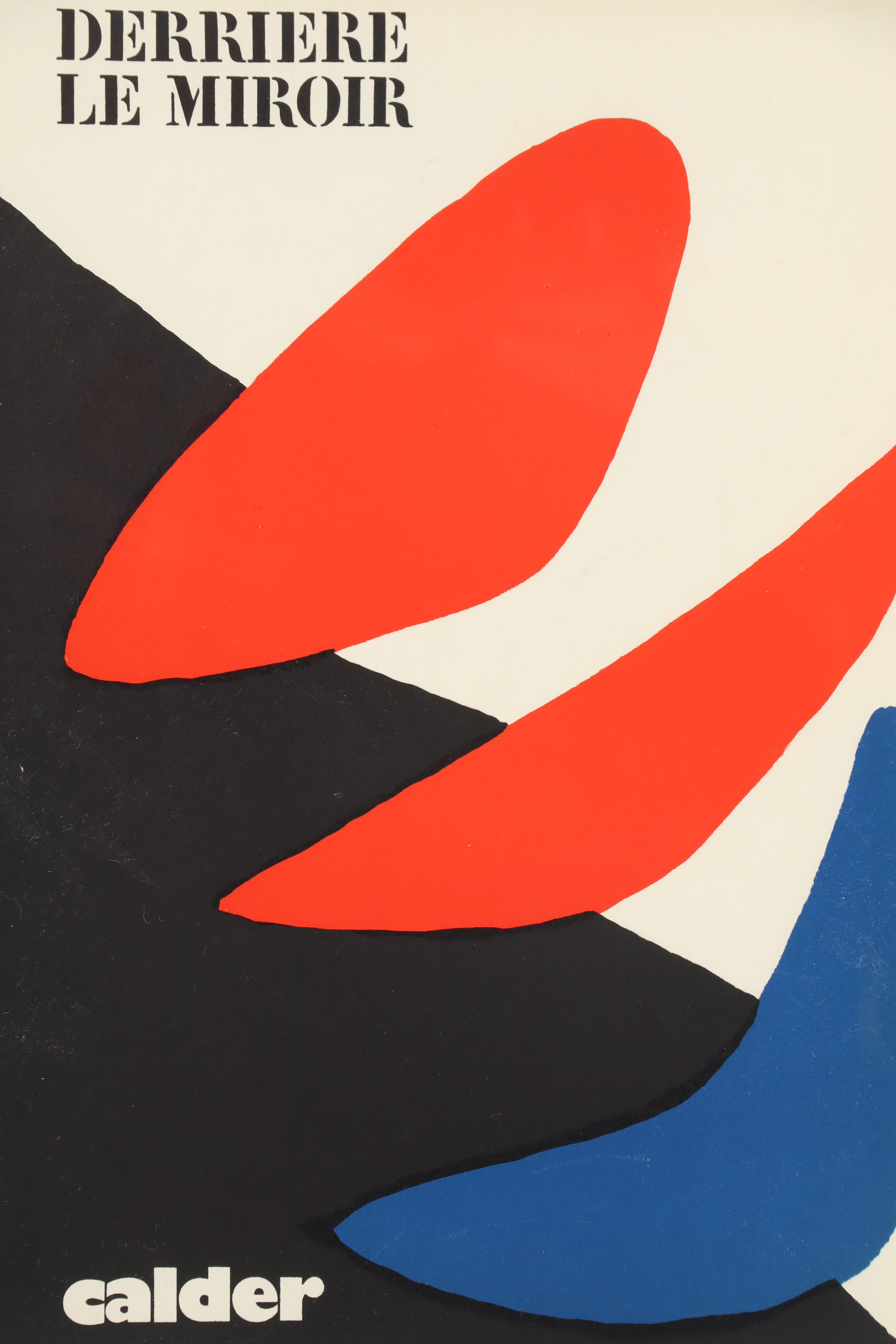 Alexander Calder Color Lithograph for the Cover of "Derriere le Miroir"
