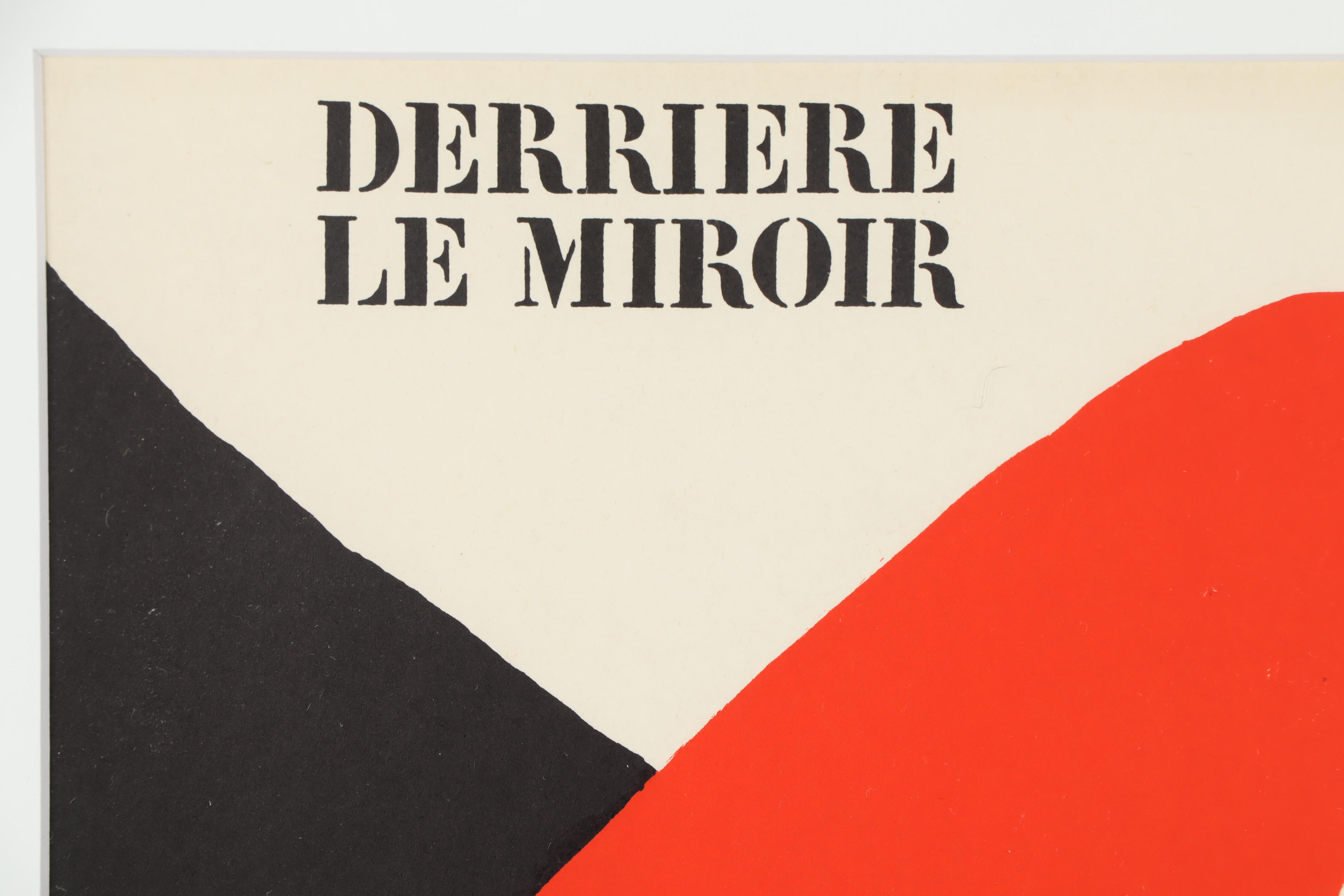 Alexander Calder Color Lithograph for the Cover of "Derriere le Miroir"