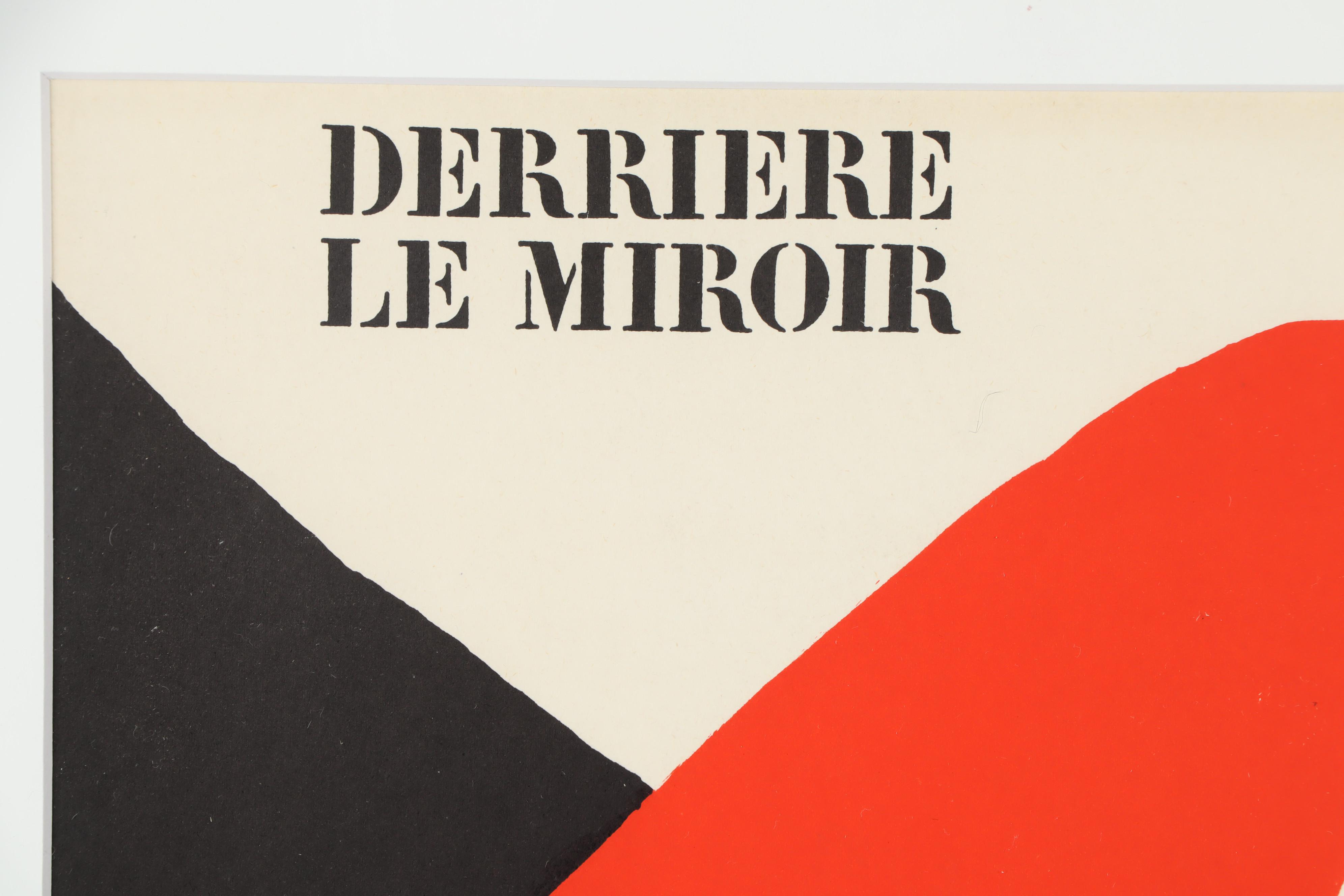 Alexander Calder Color Lithograph for the Cover of "Derriere le Miroir"