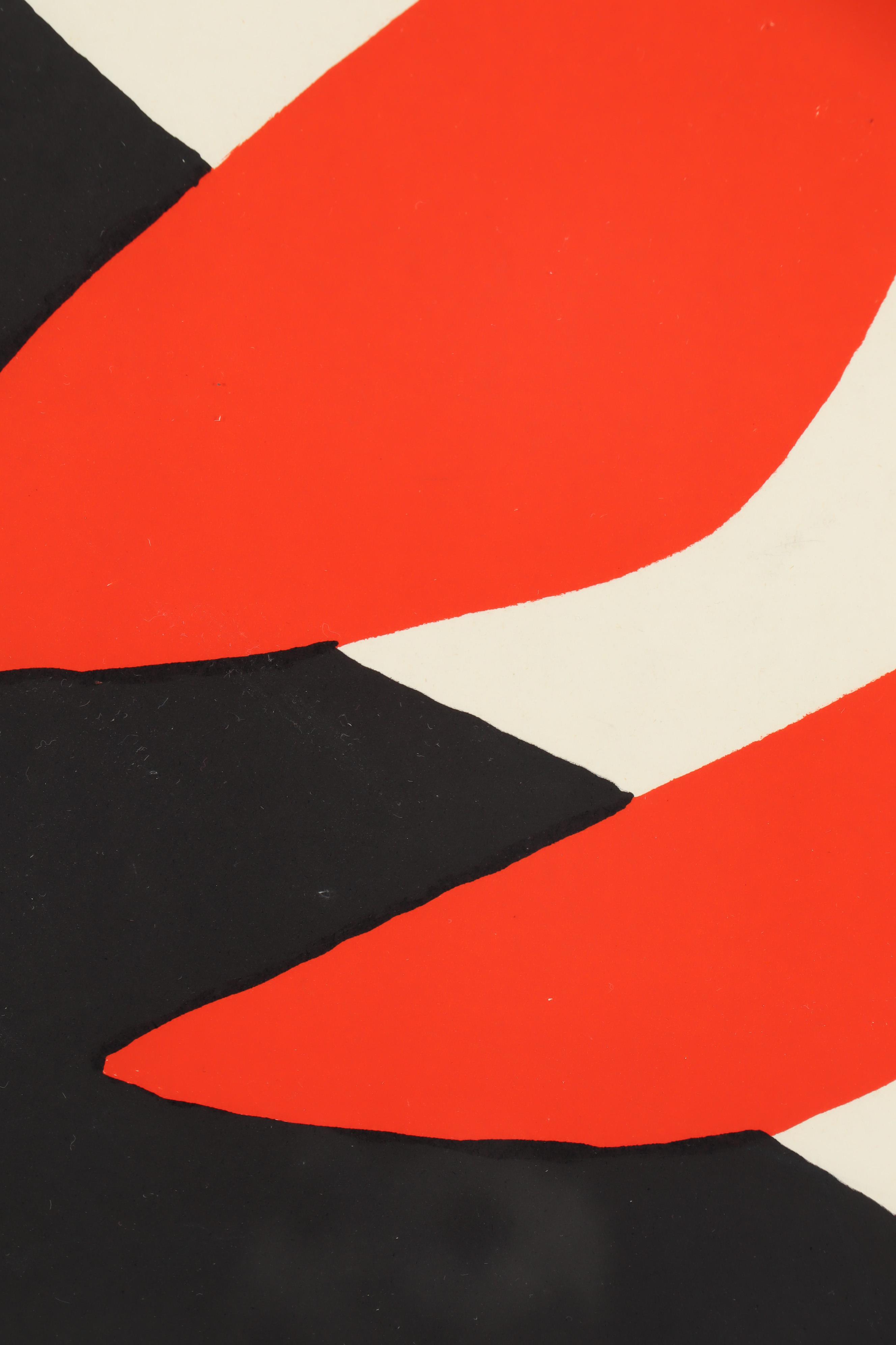 Alexander Calder Color Lithograph for the Cover of "Derriere le Miroir"
