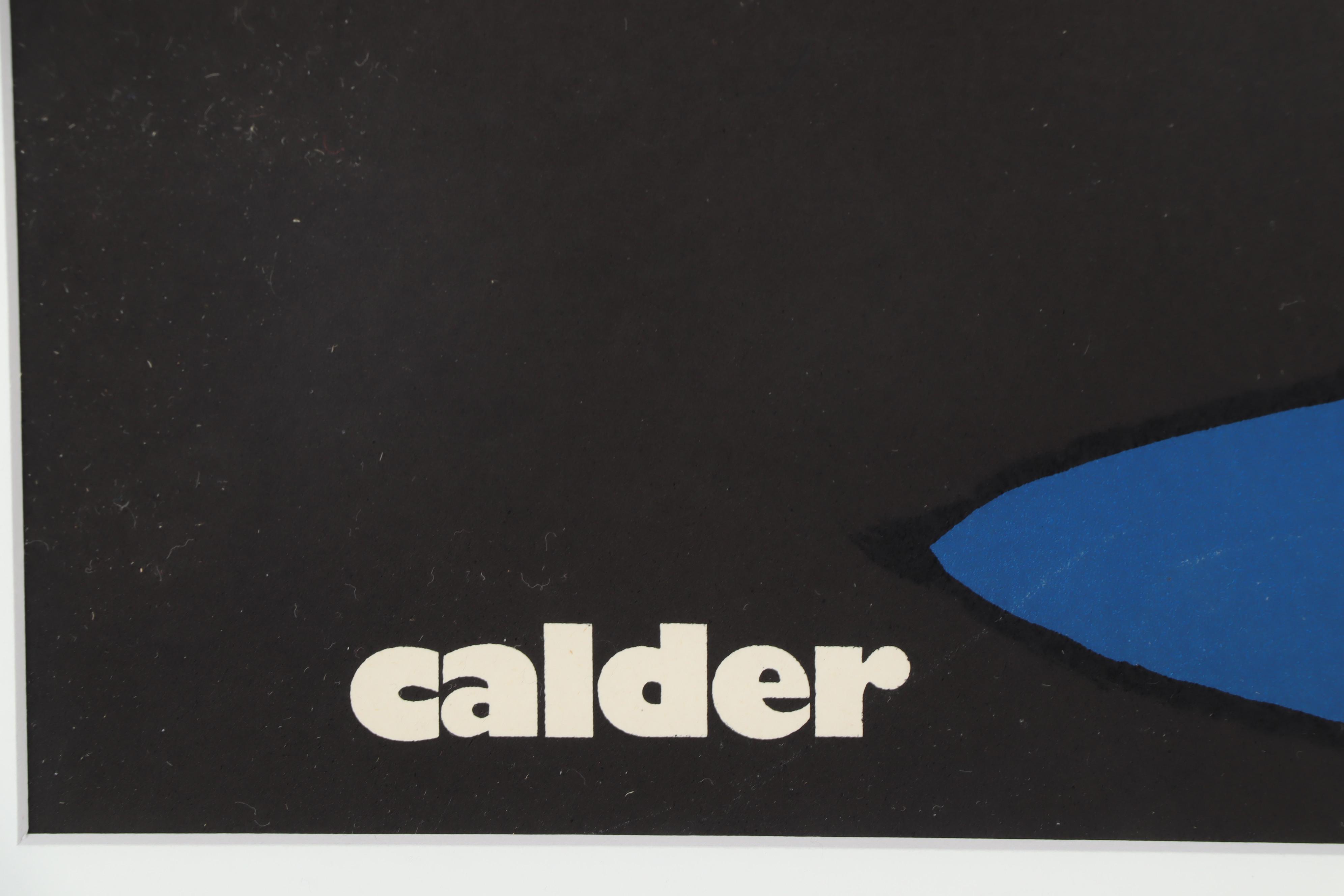 Alexander Calder Color Lithograph for the Cover of "Derriere le Miroir"