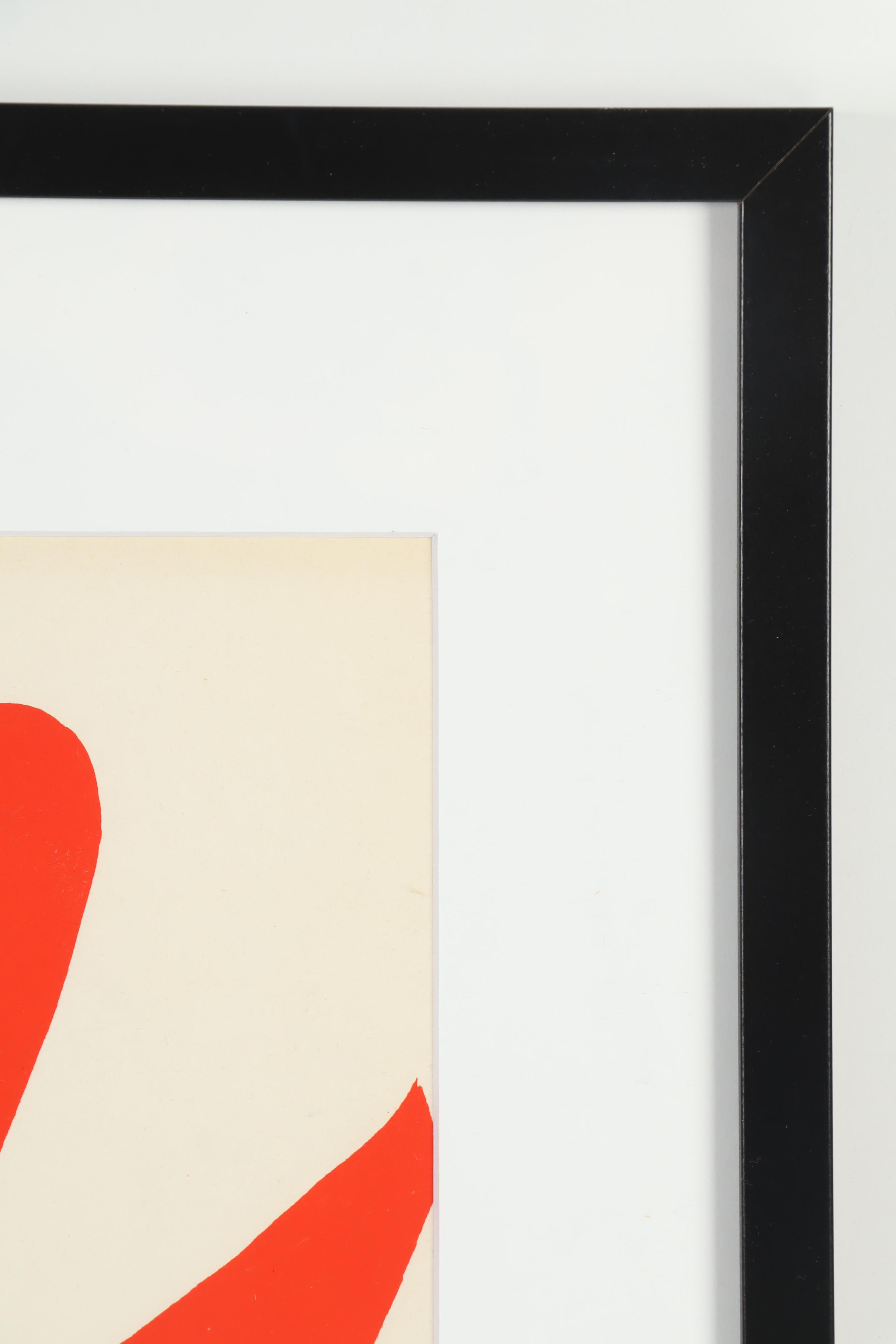 Alexander Calder Color Lithograph for the Cover of "Derriere le Miroir"