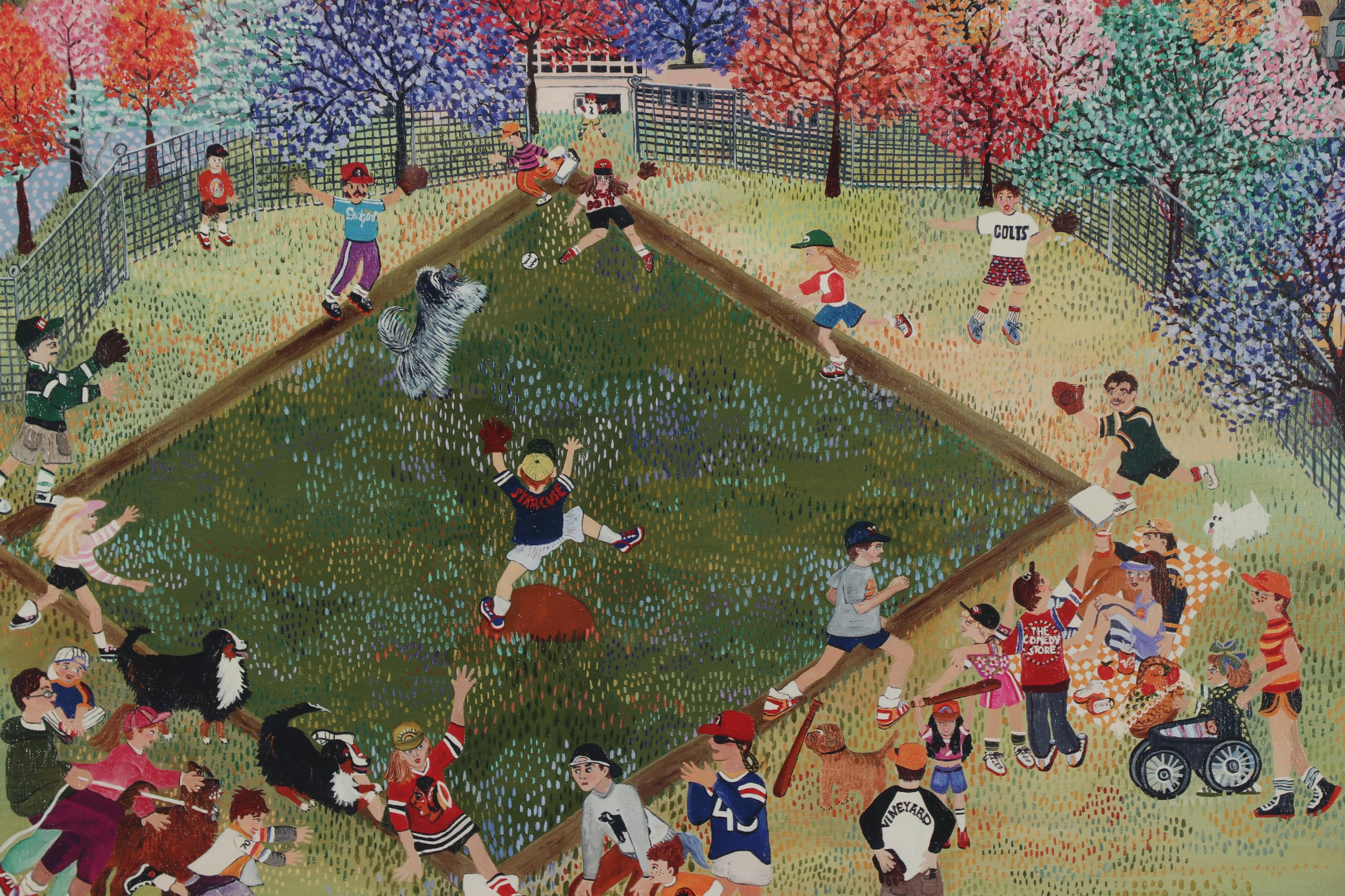 Kristin Nelson Giclée "Safe at Home", 2002