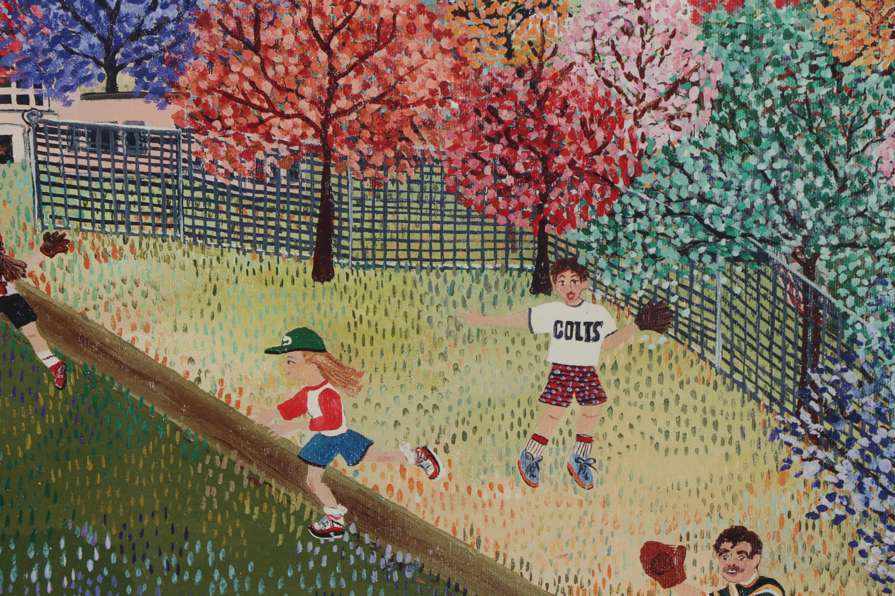 Kristin Nelson Giclée "Safe at Home", 2002