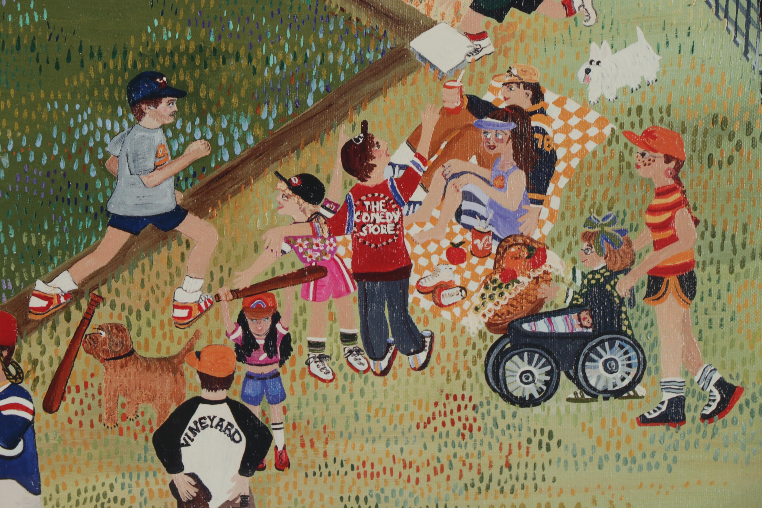 Kristin Nelson Giclée "Safe at Home", 2002