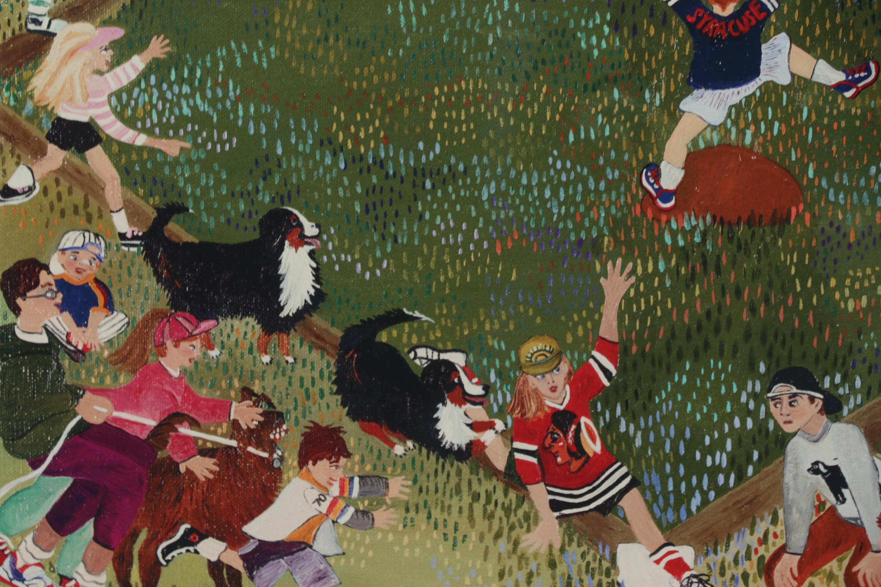 Kristin Nelson Giclée "Safe at Home", 2002