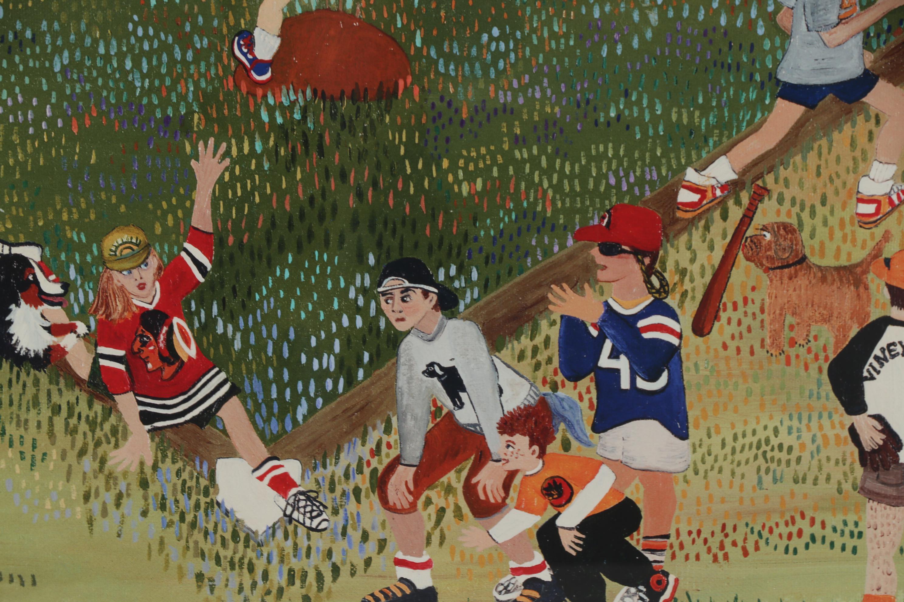 Kristin Nelson Giclée "Safe at Home", 2002