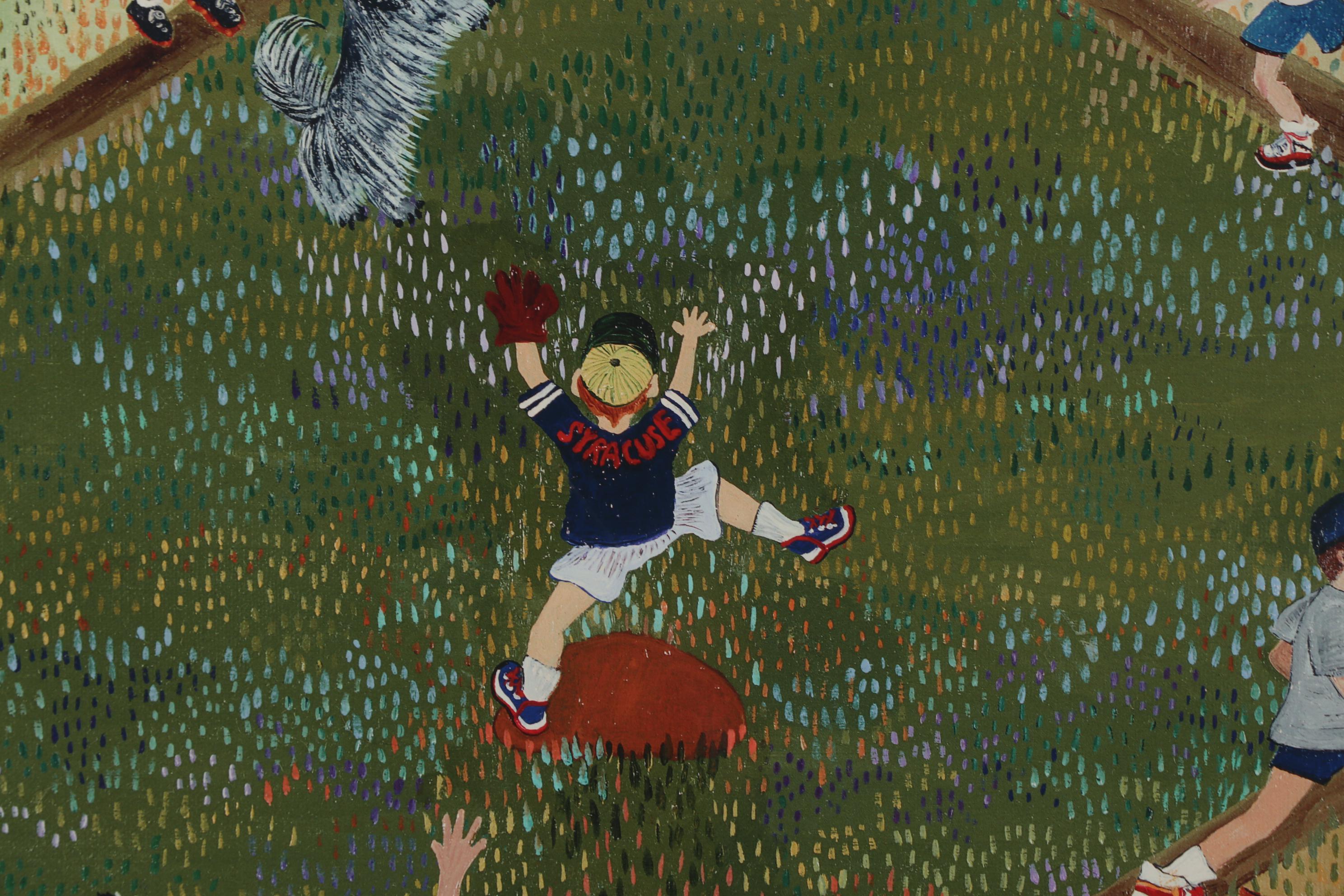 Kristin Nelson Giclée "Safe at Home", 2002