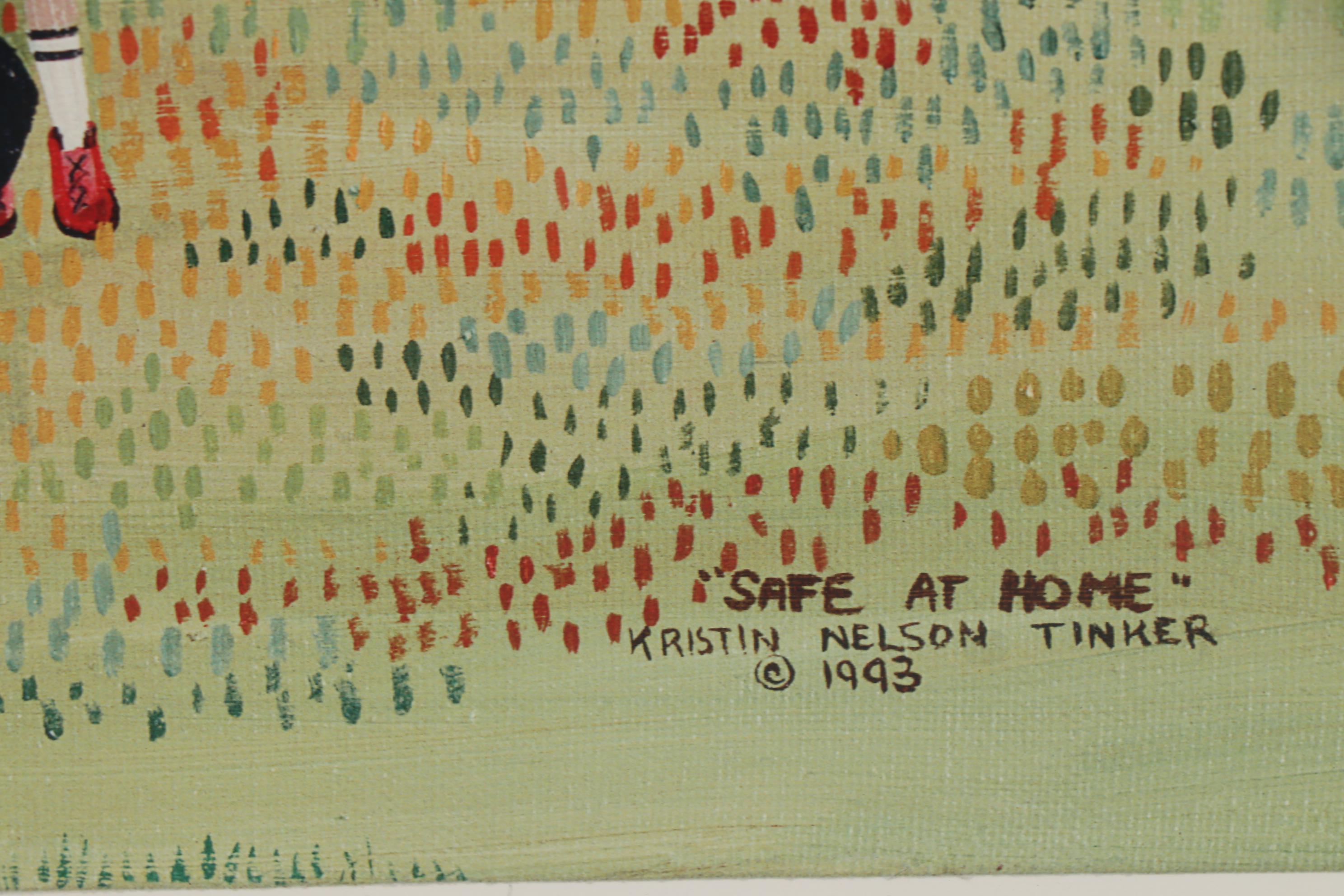 Kristin Nelson Giclée "Safe at Home", 2002