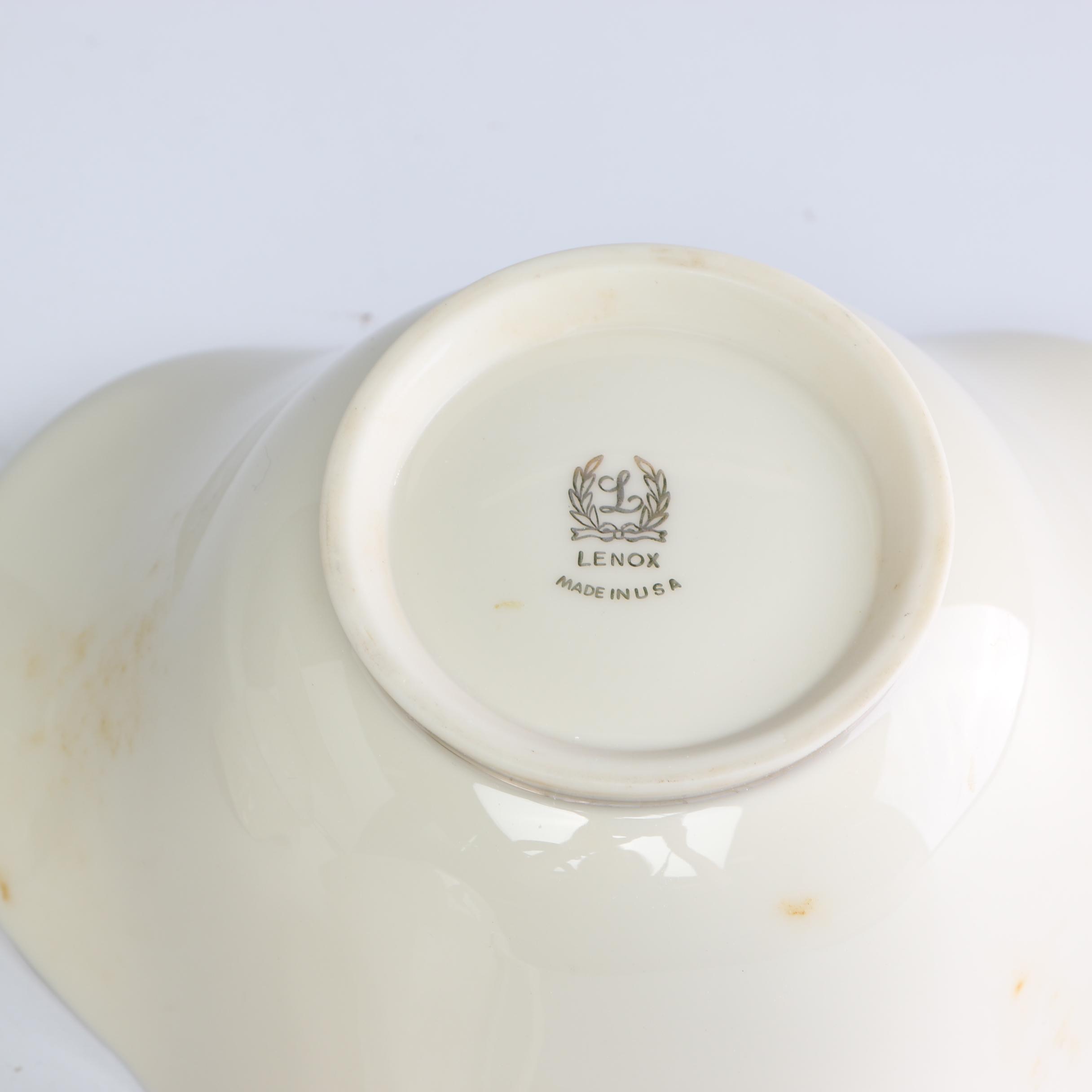 Lenox Porcelain "Olympia PL" and Other Dinnerware, Late 20th Century