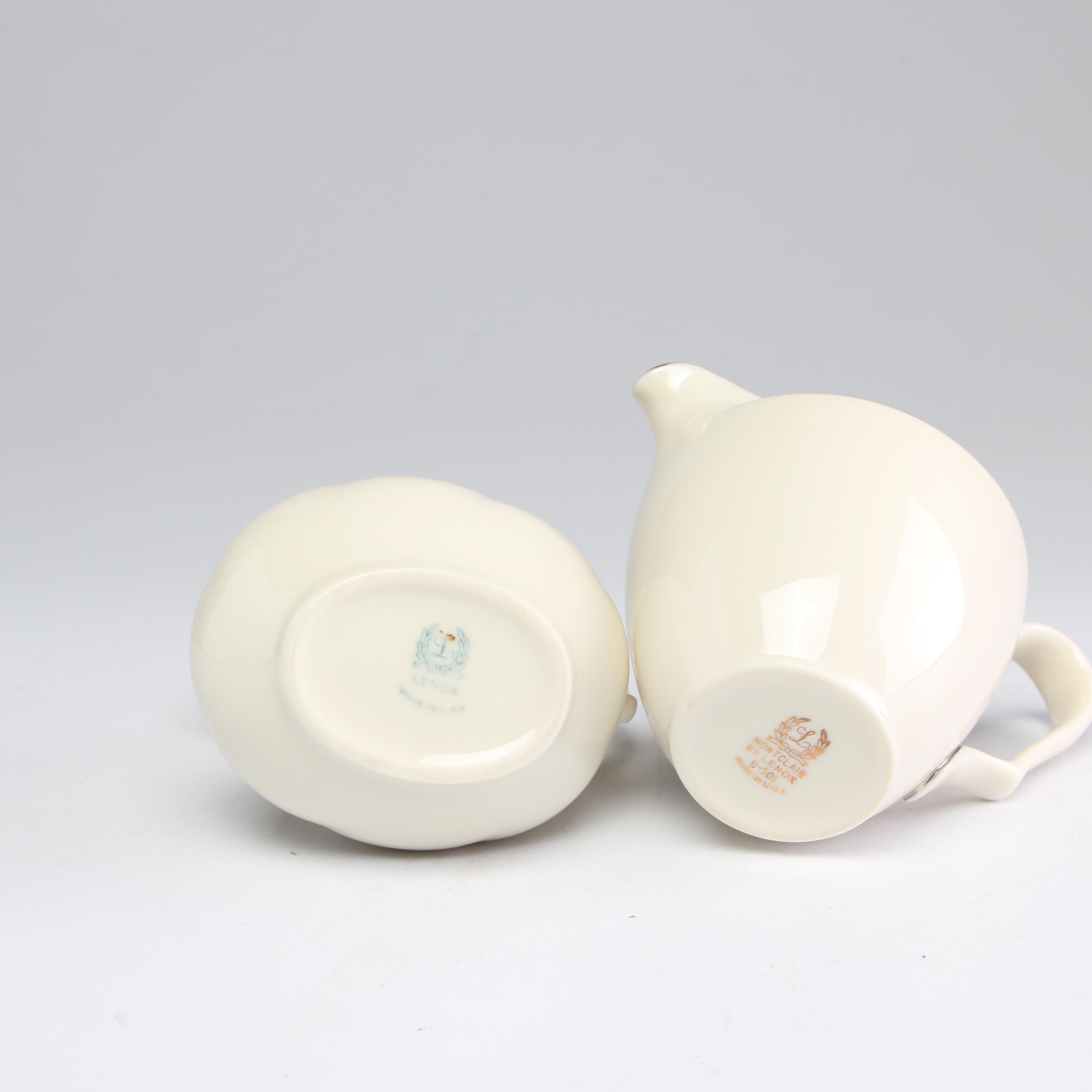 Lenox Porcelain "Olympia PL" and Other Dinnerware, Late 20th Century