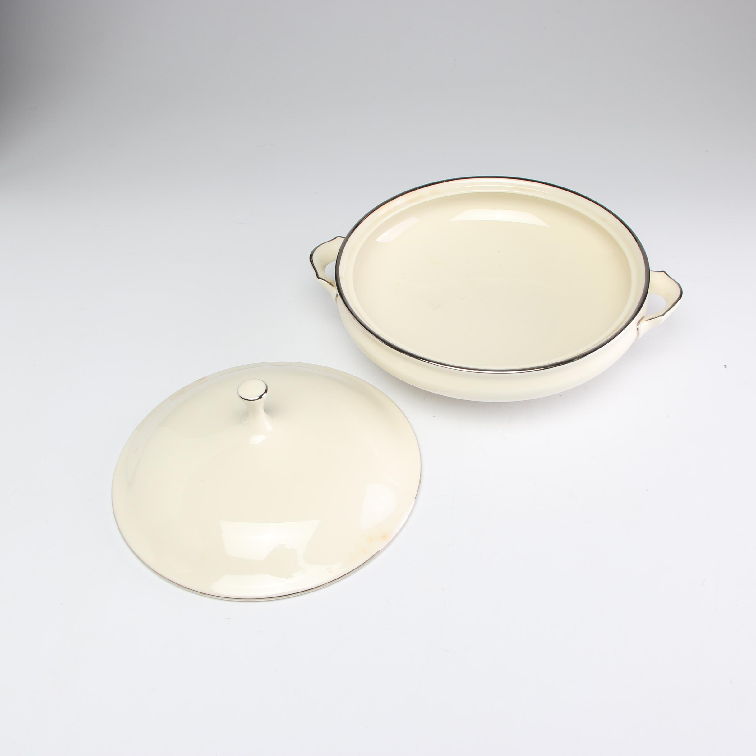 Lenox Porcelain "Olympia PL" and Other Dinnerware, Late 20th Century