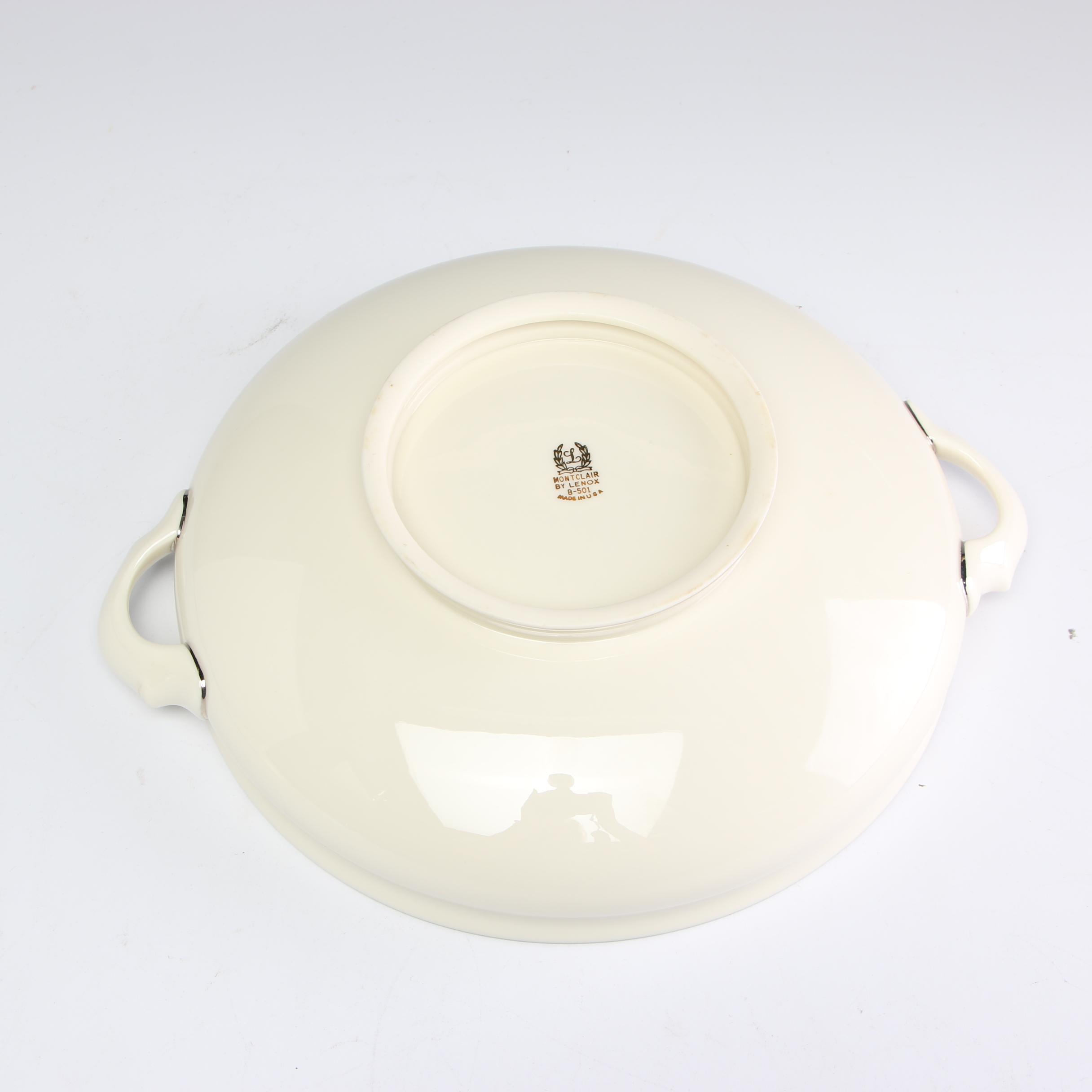 Lenox Porcelain "Olympia PL" and Other Dinnerware, Late 20th Century