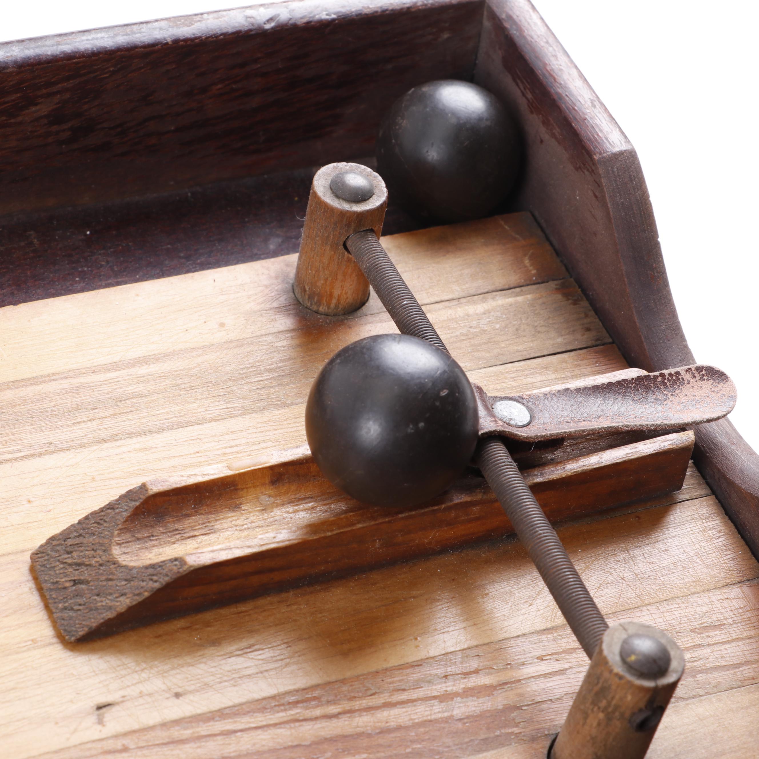 Mason Wooden Toy Bowling Set, Late 19th Century