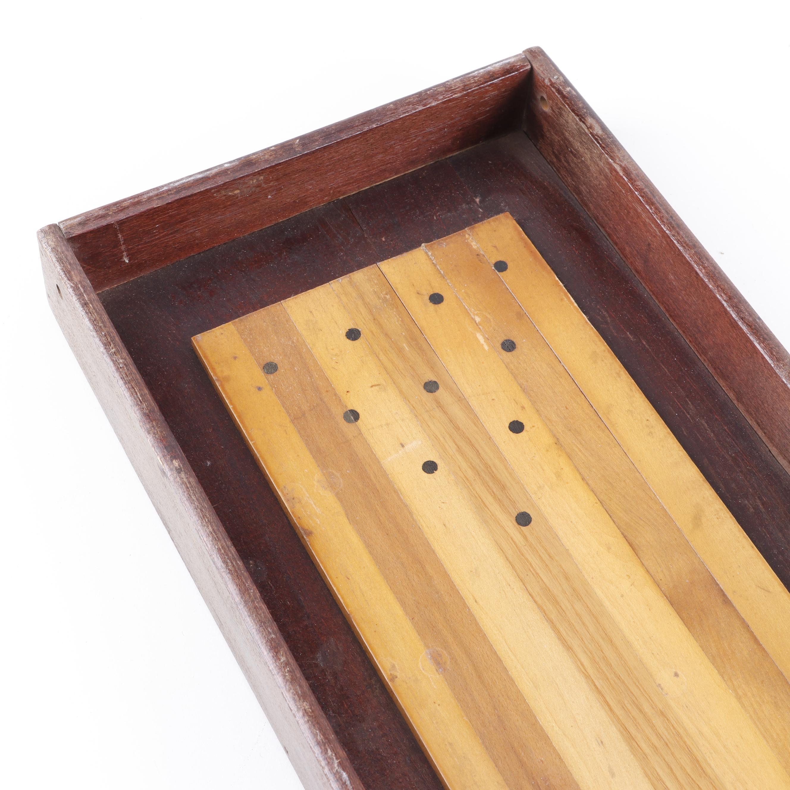 Mason Wooden Toy Bowling Set, Late 19th Century