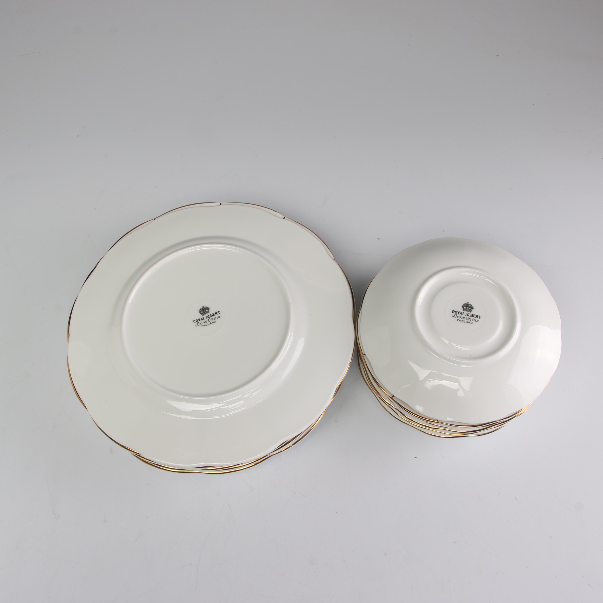 Royal Albert "Kent" Porcelain Dinnerware, Late 20th Century