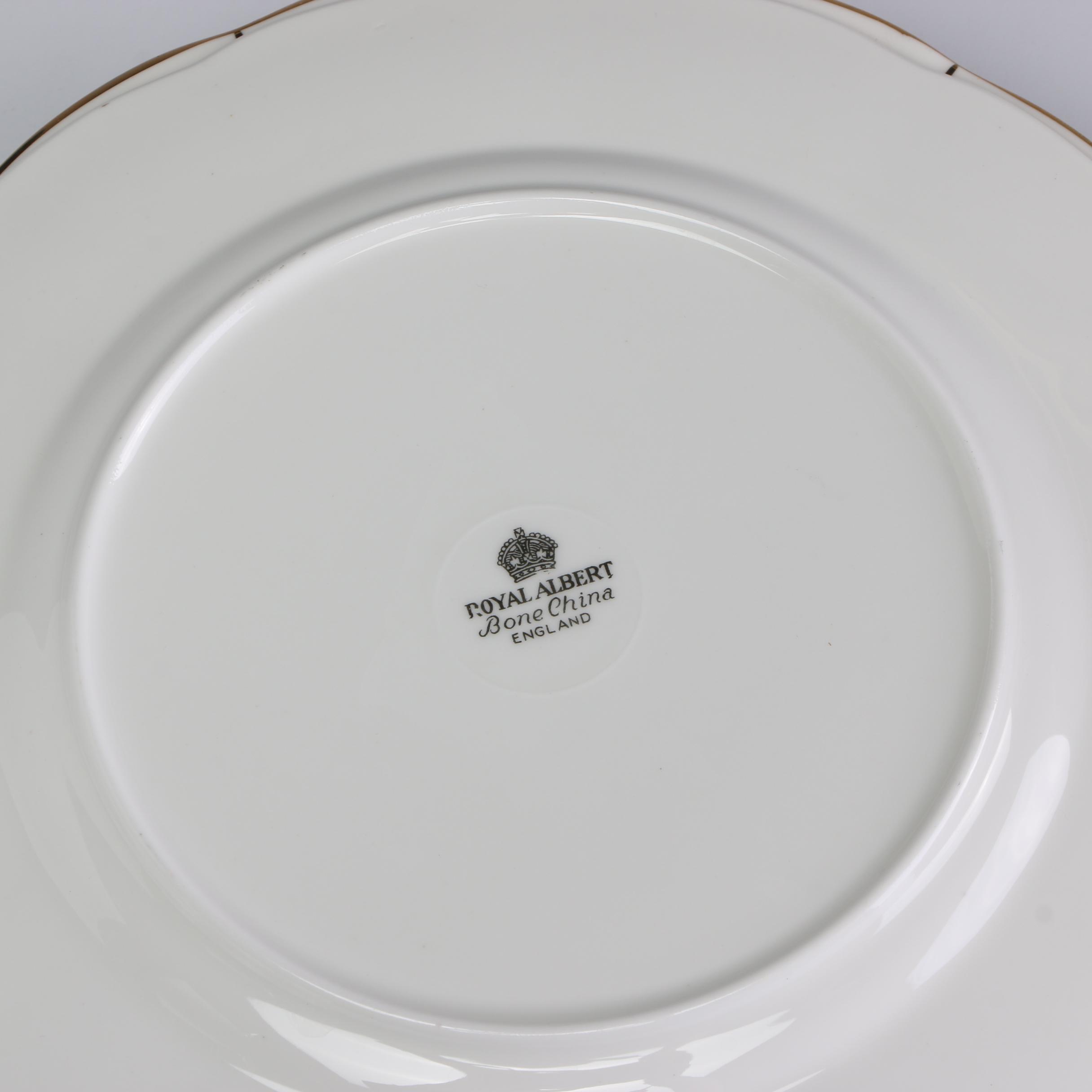 Royal Albert "Kent" Porcelain Dinnerware, Late 20th Century
