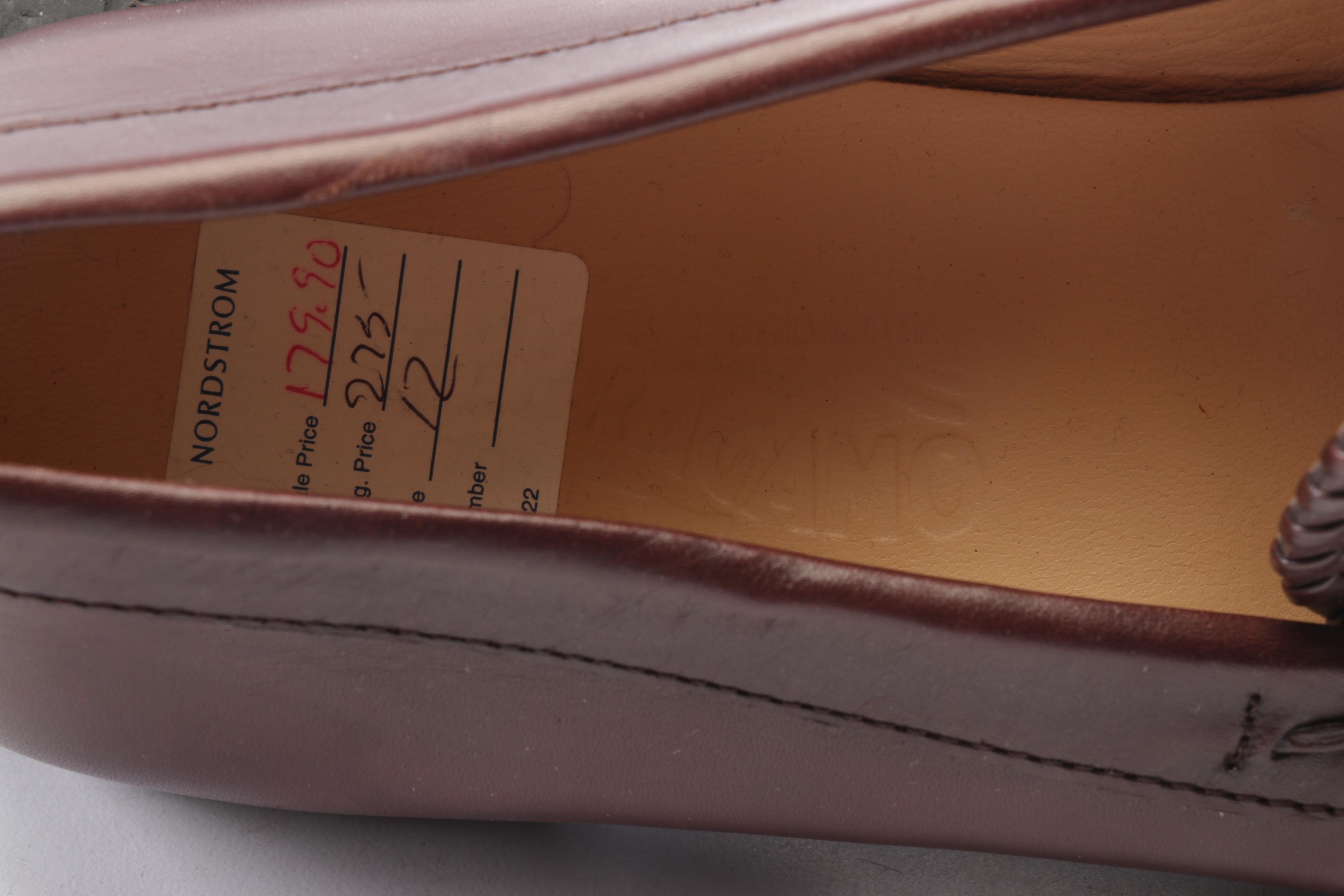 Men's Prada and Salvatore Ferragamo Leather Shoes