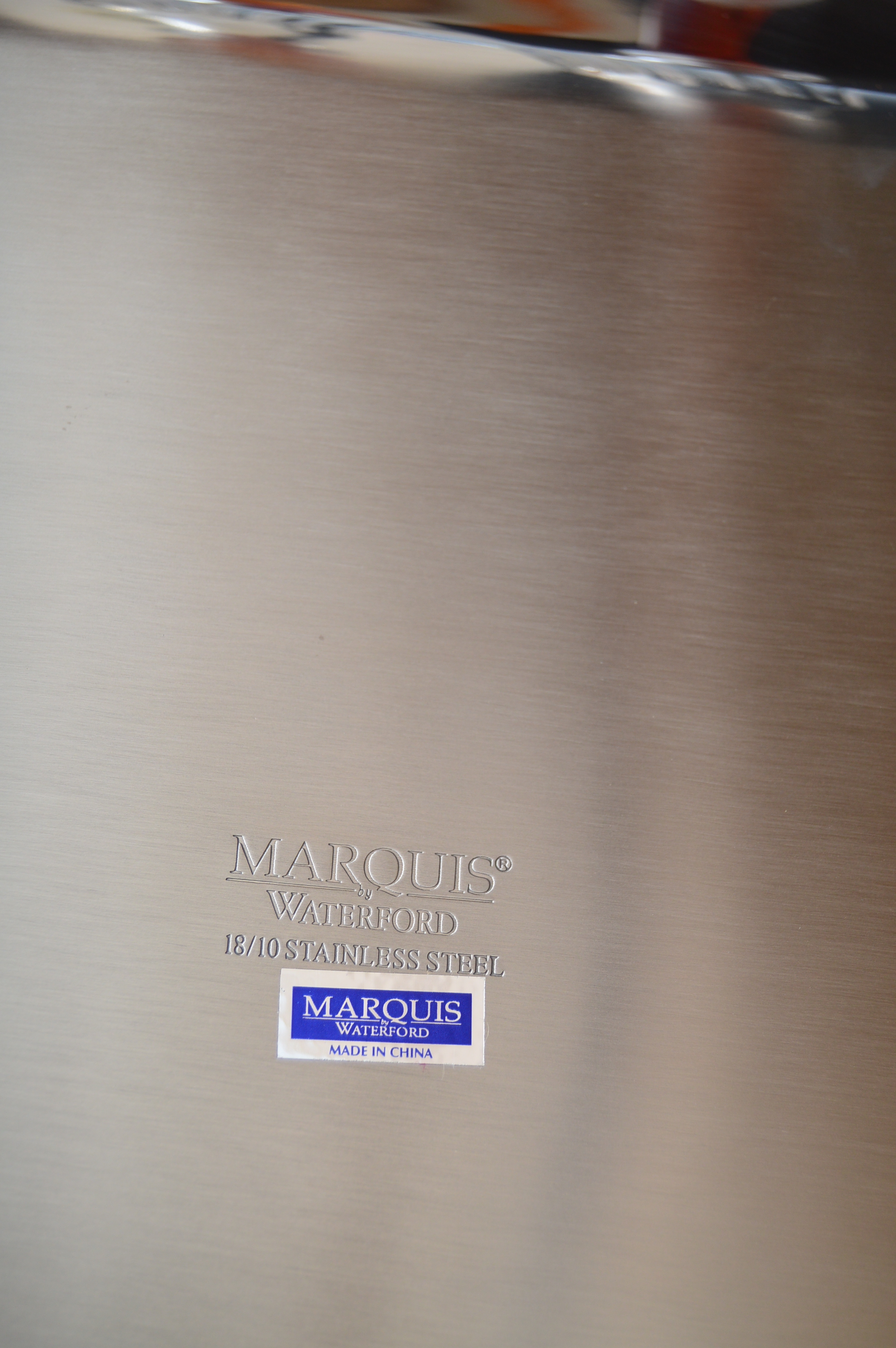 Serveware w/ Decanters, Waterford "Marquis" Stainless Tray, Erbo Etched Stein