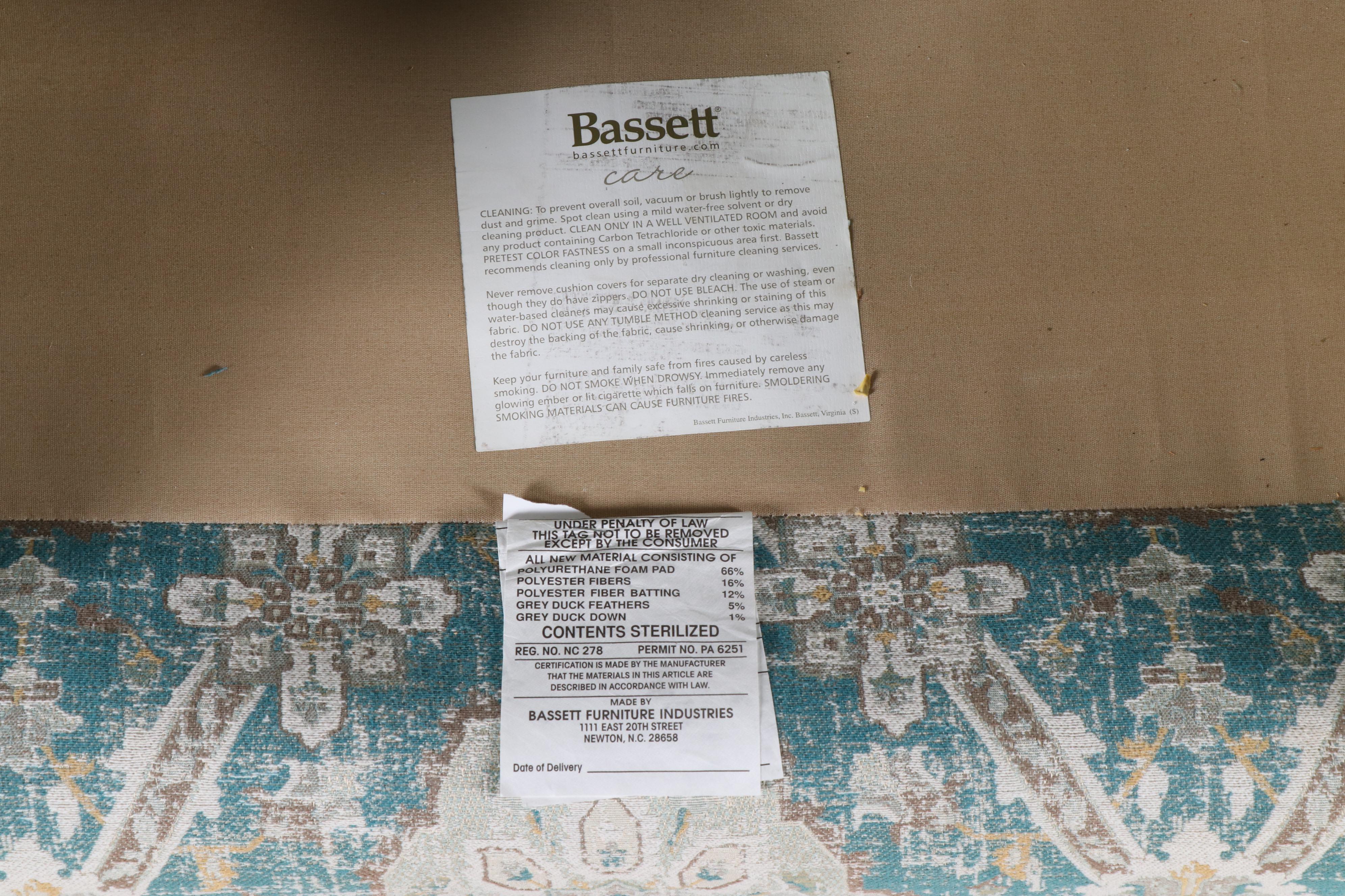 Bassett Furniture Upholstered Armchairs, Contemporary