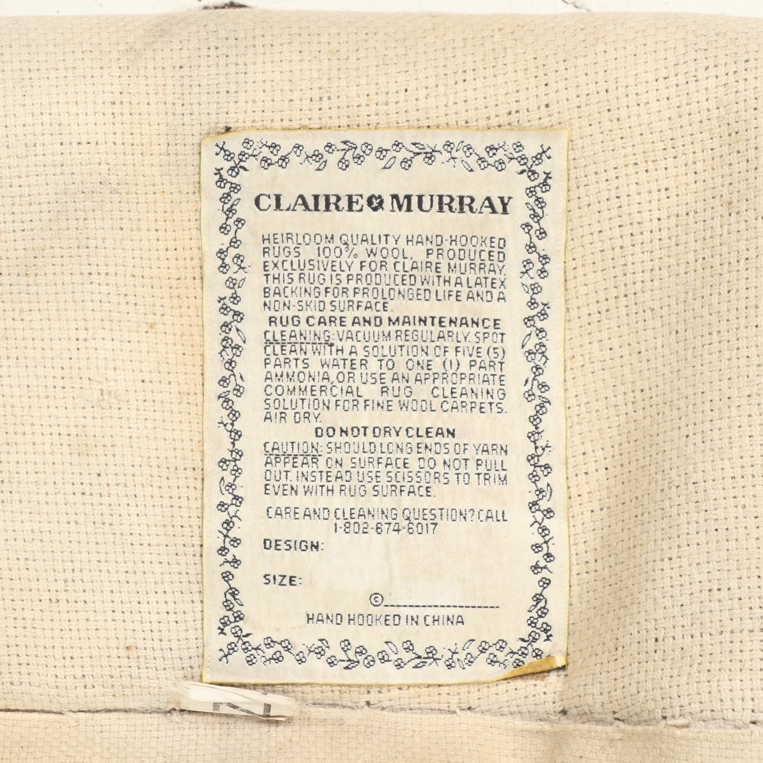 Hand-Hooked Claire Murray Accent Rug