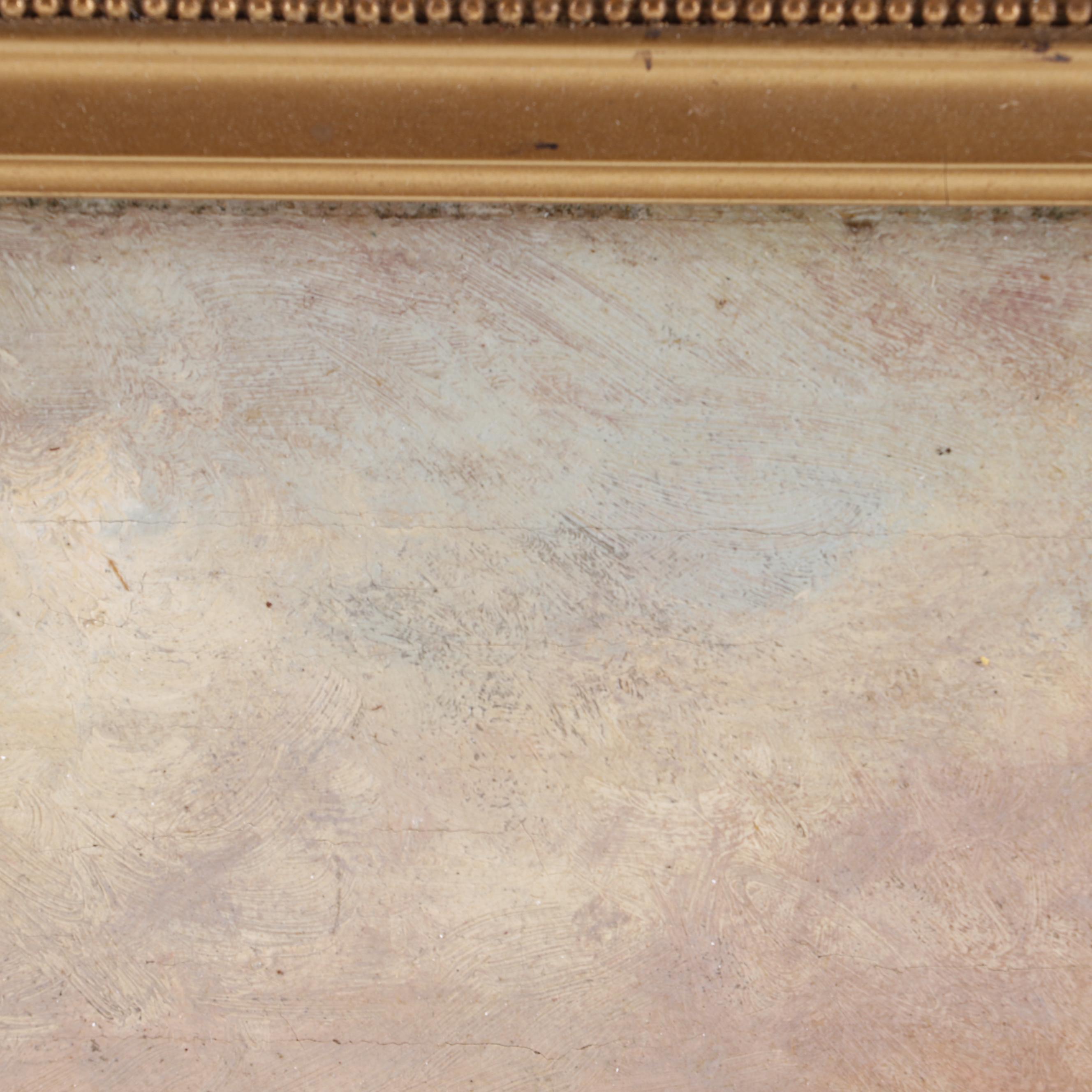 J. A. Maxfield Coastal Landscape Oil Painting, Late 19th Century