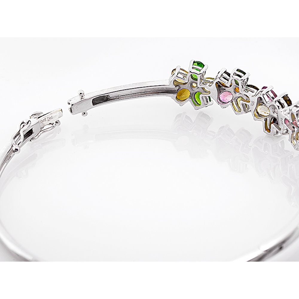 Sterling Silver Tourmaline Bracelet