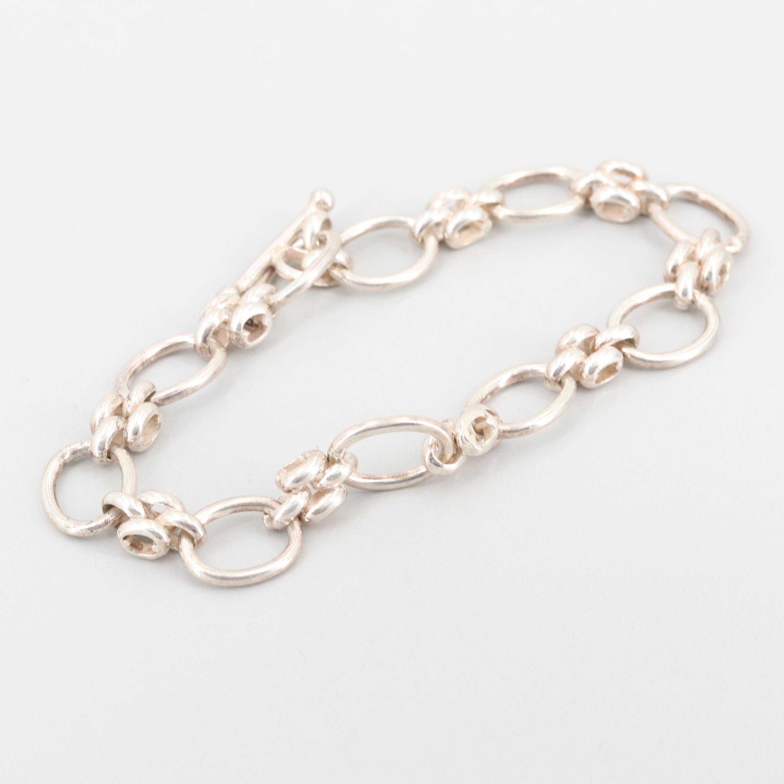Sterling Silver Link Bracelet